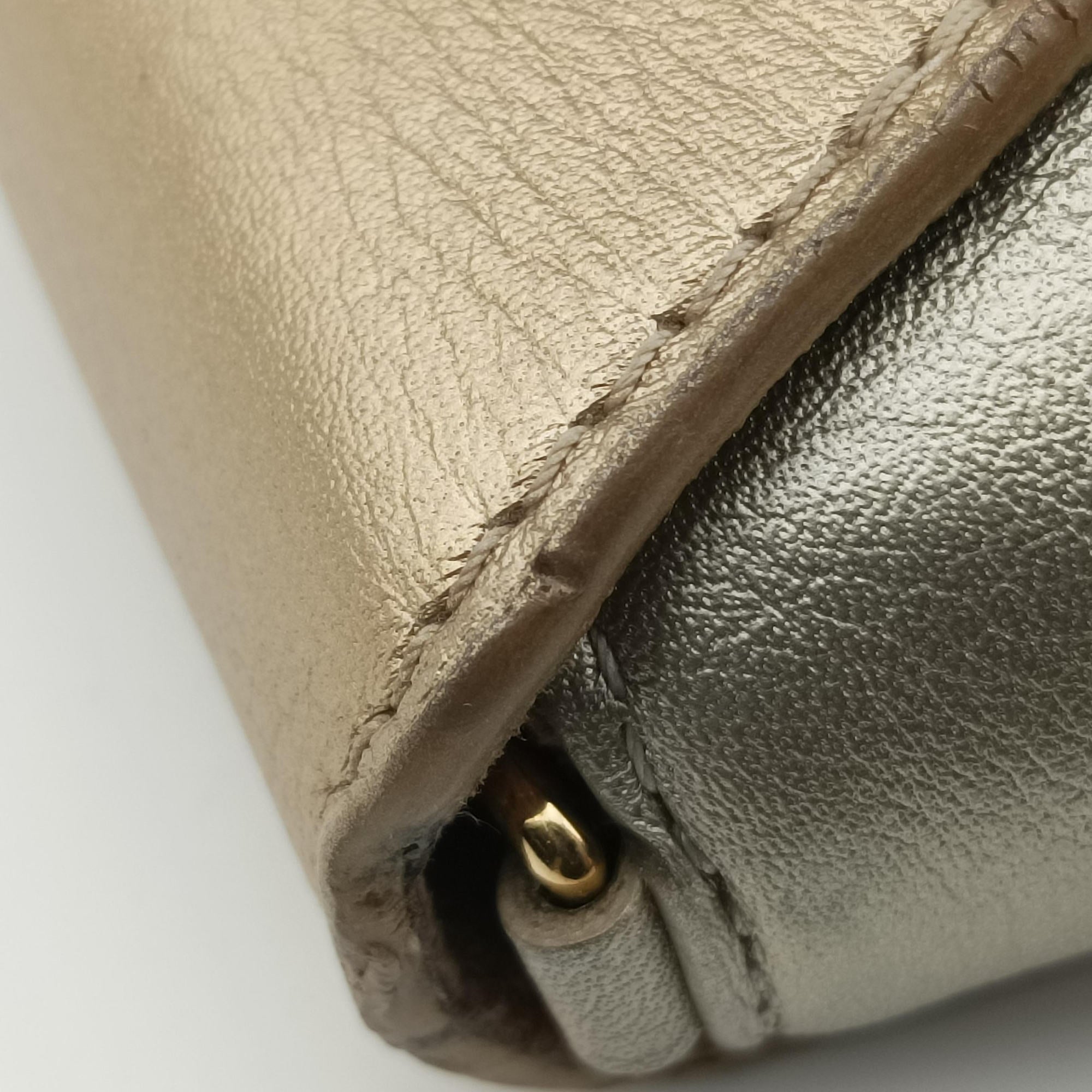 Pre-owned Louis Vuitton Love Note golden×silver Leather M54504 shoulderbag | stylenewstar