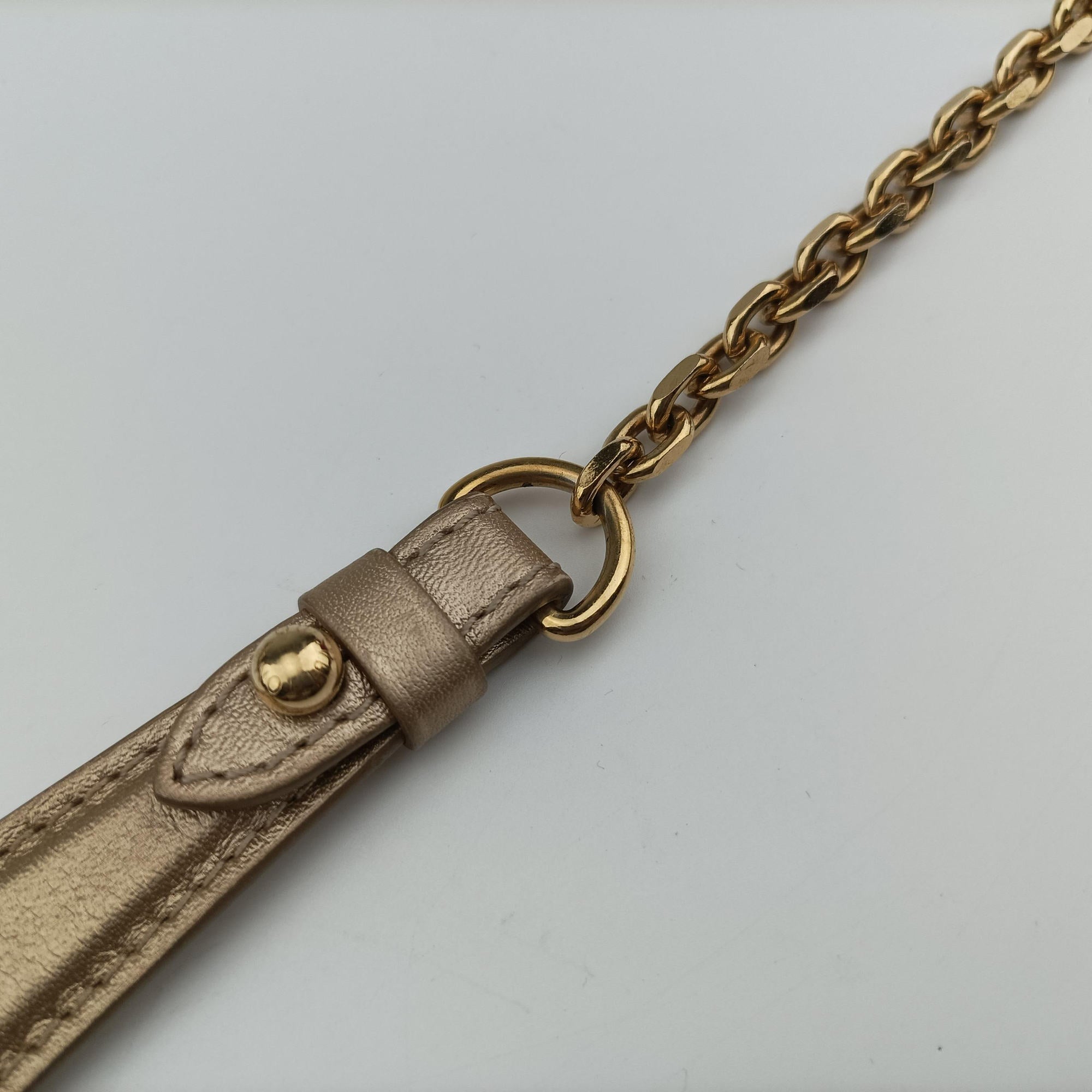 Pre-owned Louis Vuitton Love Note golden×silver Leather M54504 shoulderbag | stylenewstar
