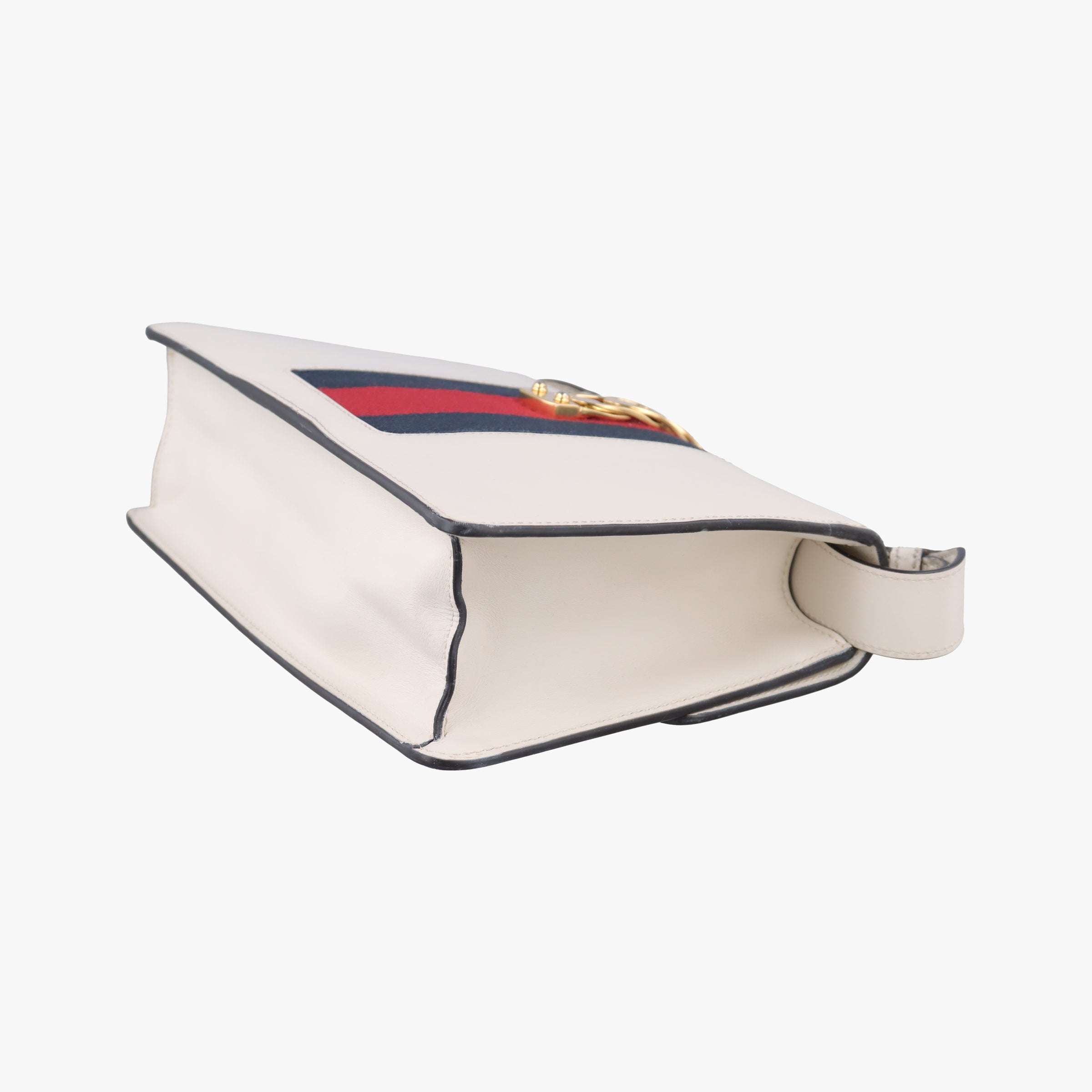Pre-owned Gucci Sylvie White Leather 421882 shoulderbag | stylenewstar