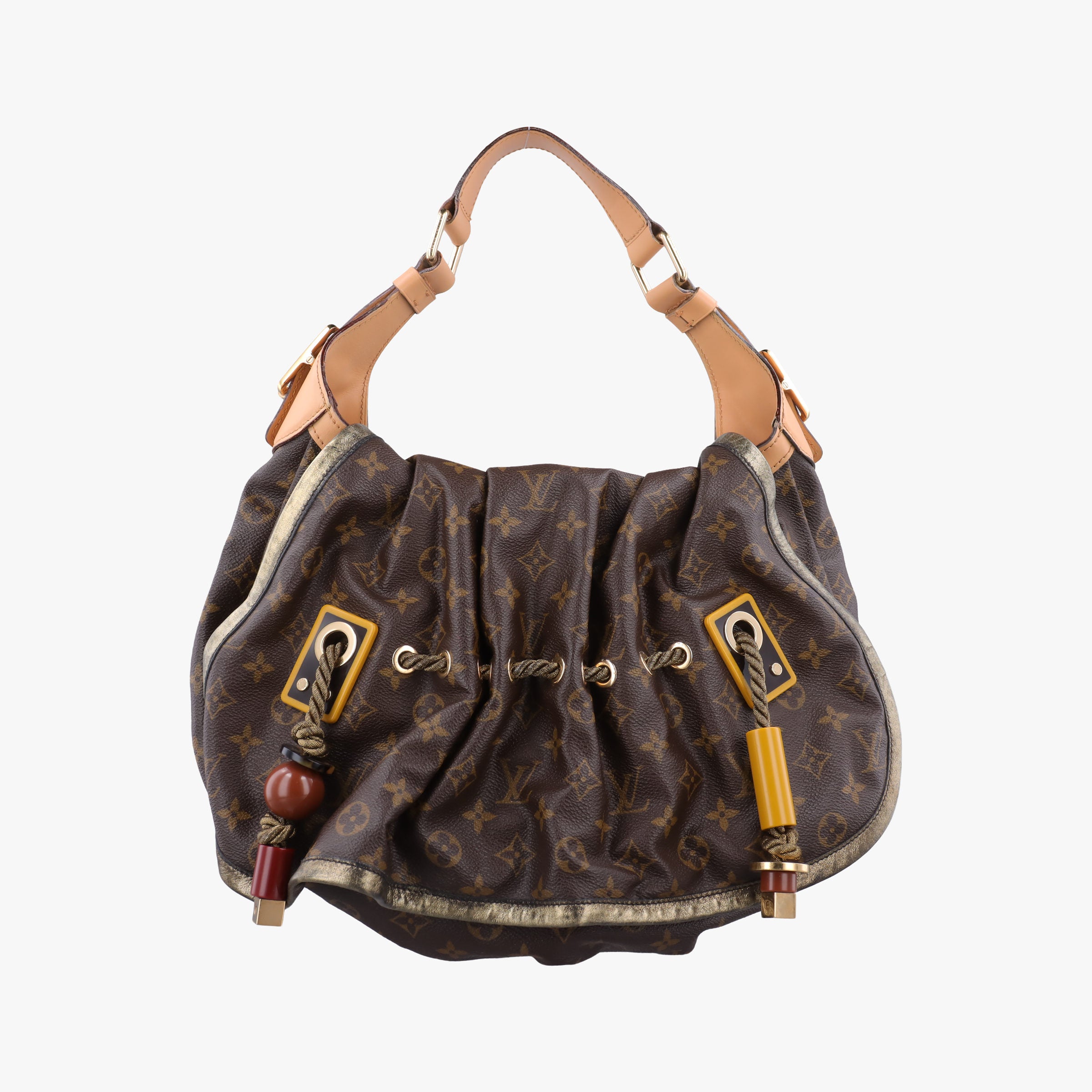 Pre-owned Louis Vuitton Kalahari GM Brown Monogram Canvas M97015 handbag | stylenewstar