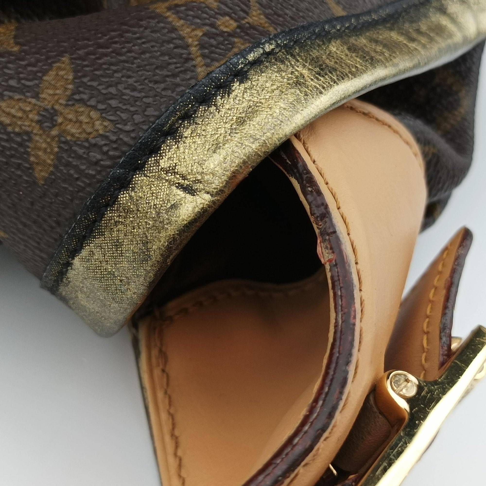 Pre-owned Louis Vuitton Kalahari GM Brown Monogram Canvas M97015 handbag | stylenewstar