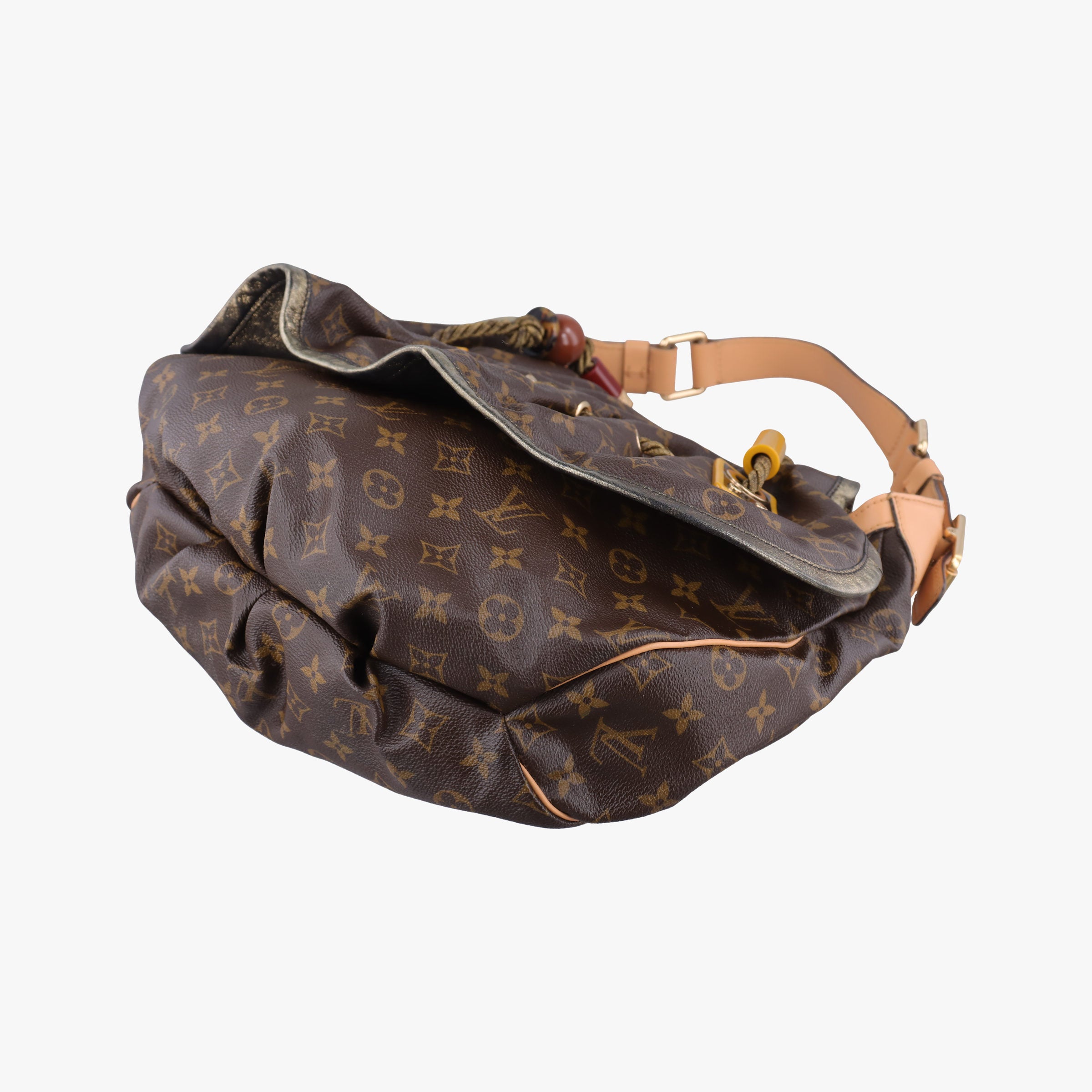 Pre-owned Louis Vuitton Kalahari GM Brown Monogram Canvas M97015 handbag | stylenewstar