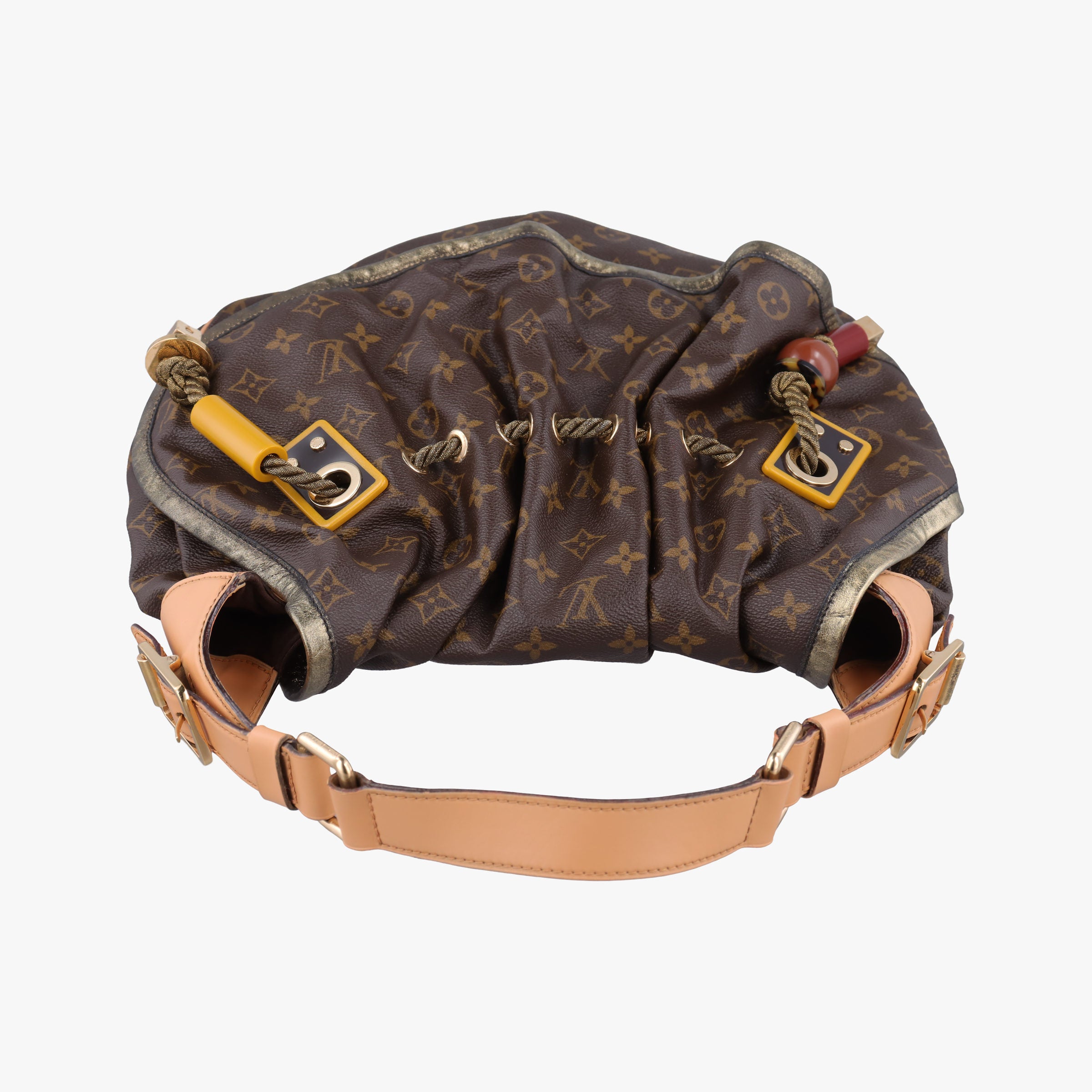 Pre-owned Louis Vuitton Kalahari GM Brown Monogram Canvas M97015 handbag | stylenewstar