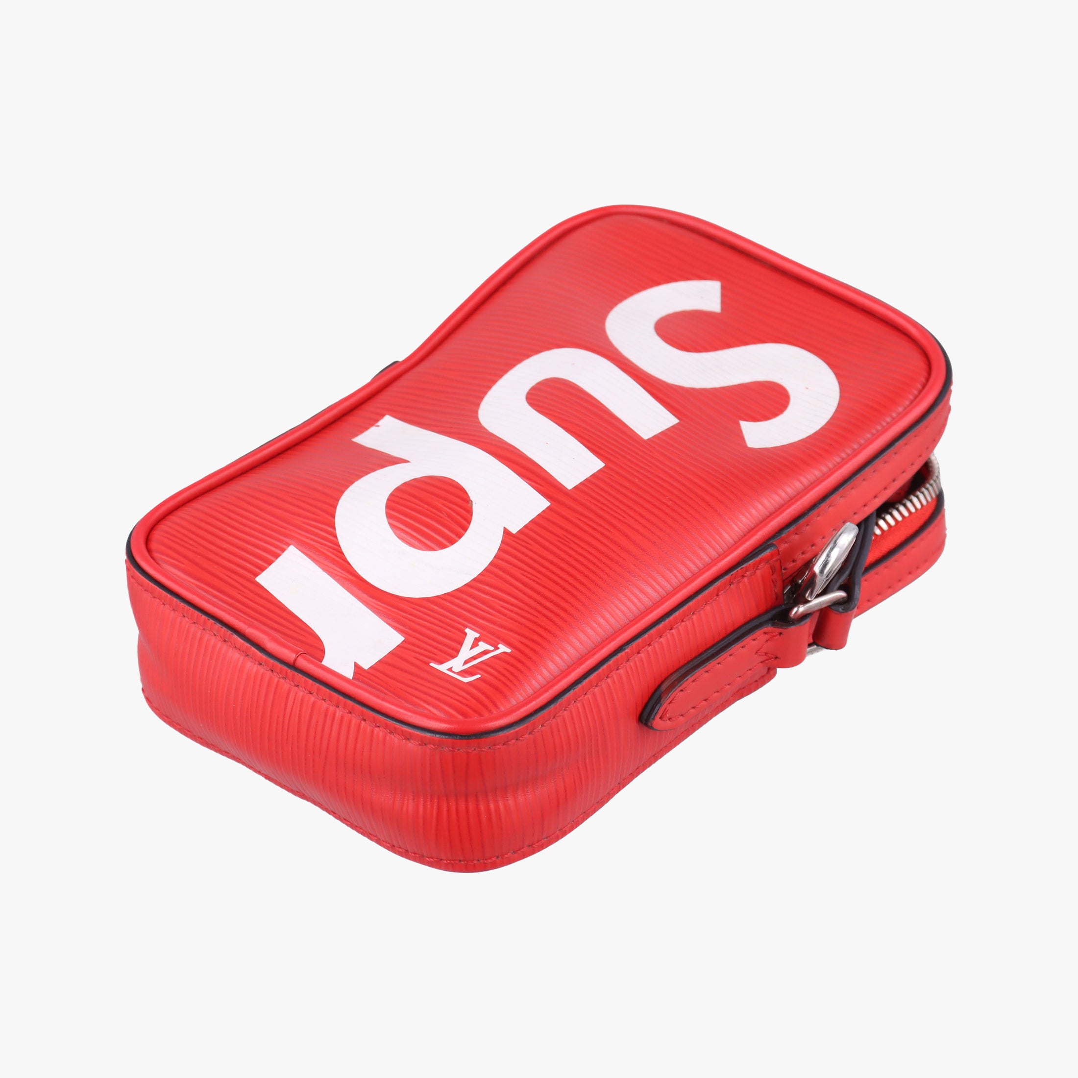 Pre-owned Louis Vuitton Danube PPM Supreme Collaboration ROUGE×white Epi M53434 shoulderbag | stylenewstar