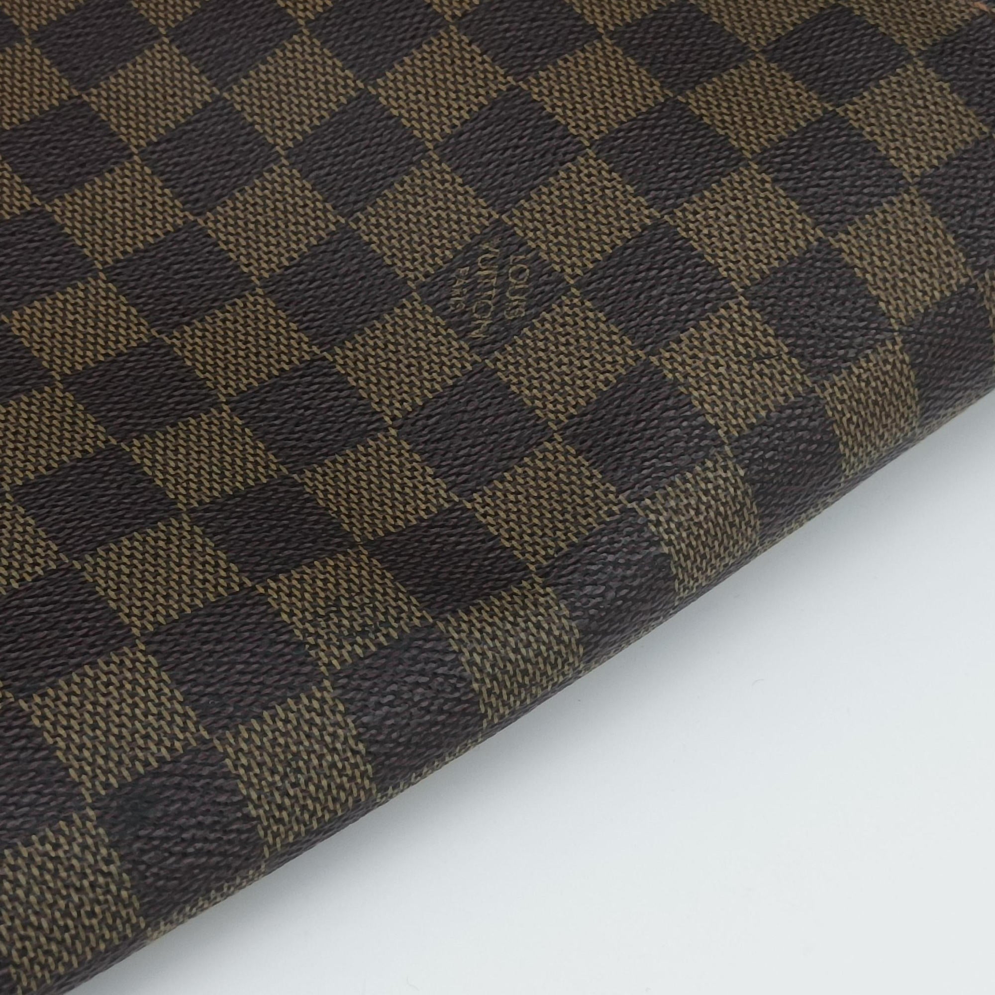 Pre-owned Louis Vuitton BROOKLYN MM EBENE Damier Canvas N51212 shoulderbag | stylenewstar