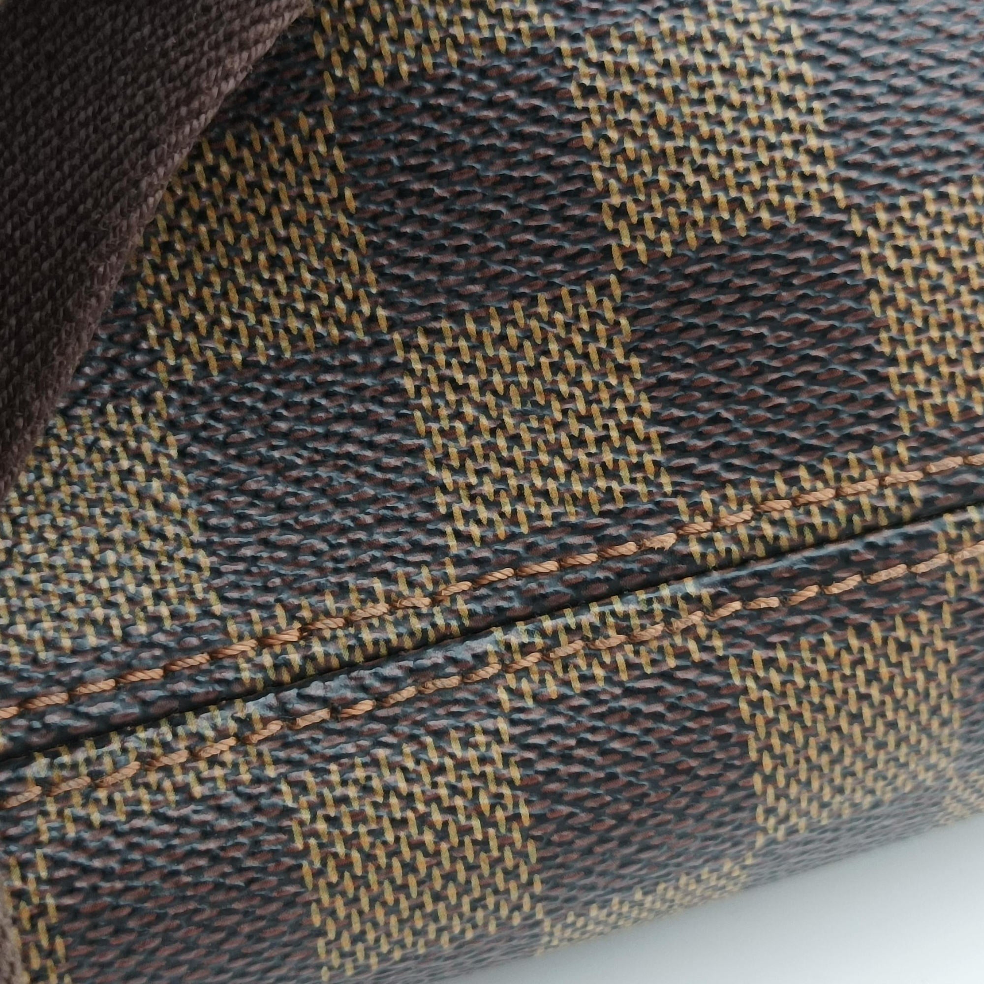 Pre-owned Louis Vuitton BROOKLYN MM EBENE Damier Canvas N51212 shoulderbag | stylenewstar