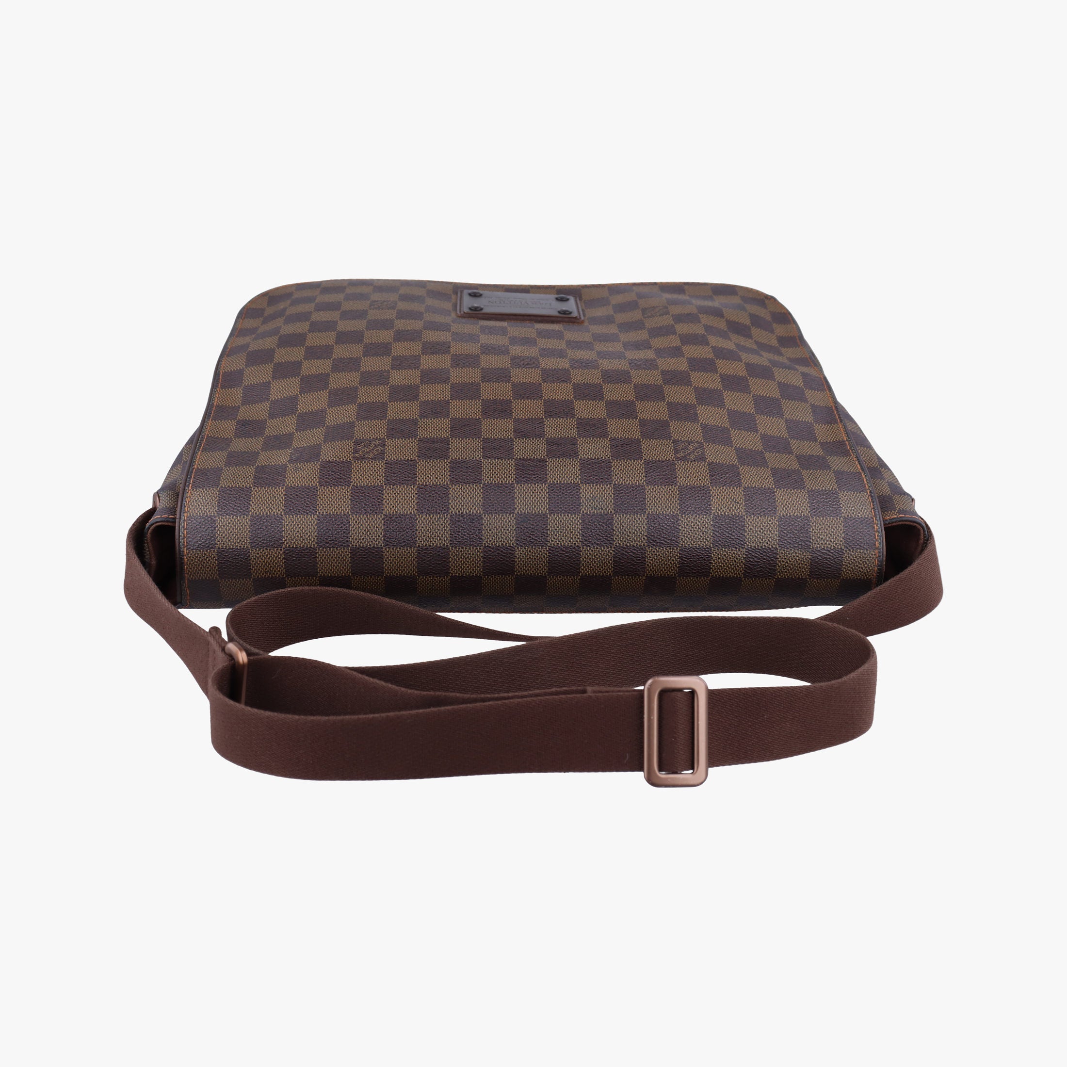 Pre-owned Louis Vuitton BROOKLYN MM EBENE Damier Canvas N51212 shoulderbag | stylenewstar
