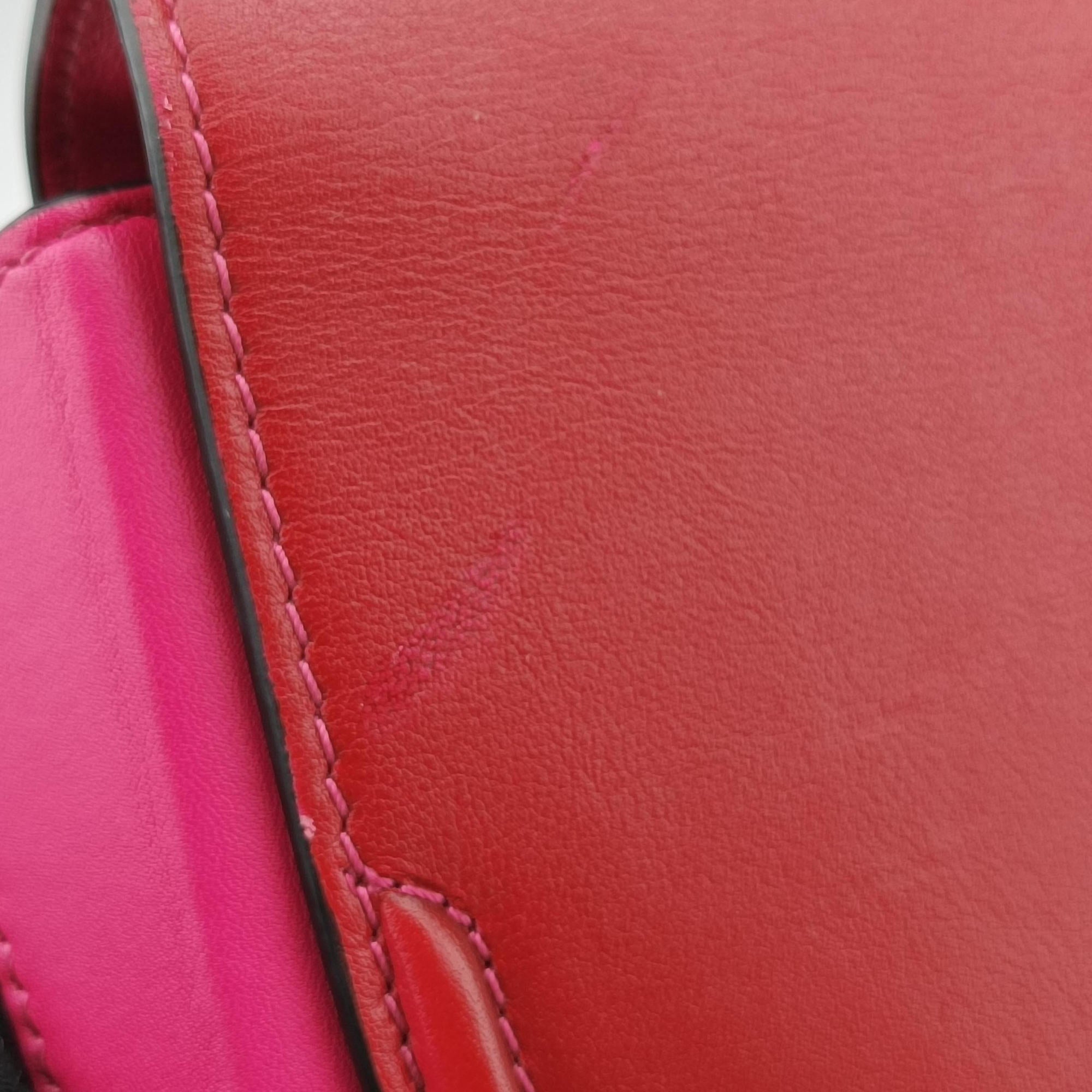 Pre-owned VERSACE DV One Medusa Rose Leather  handbag | stylenewstar