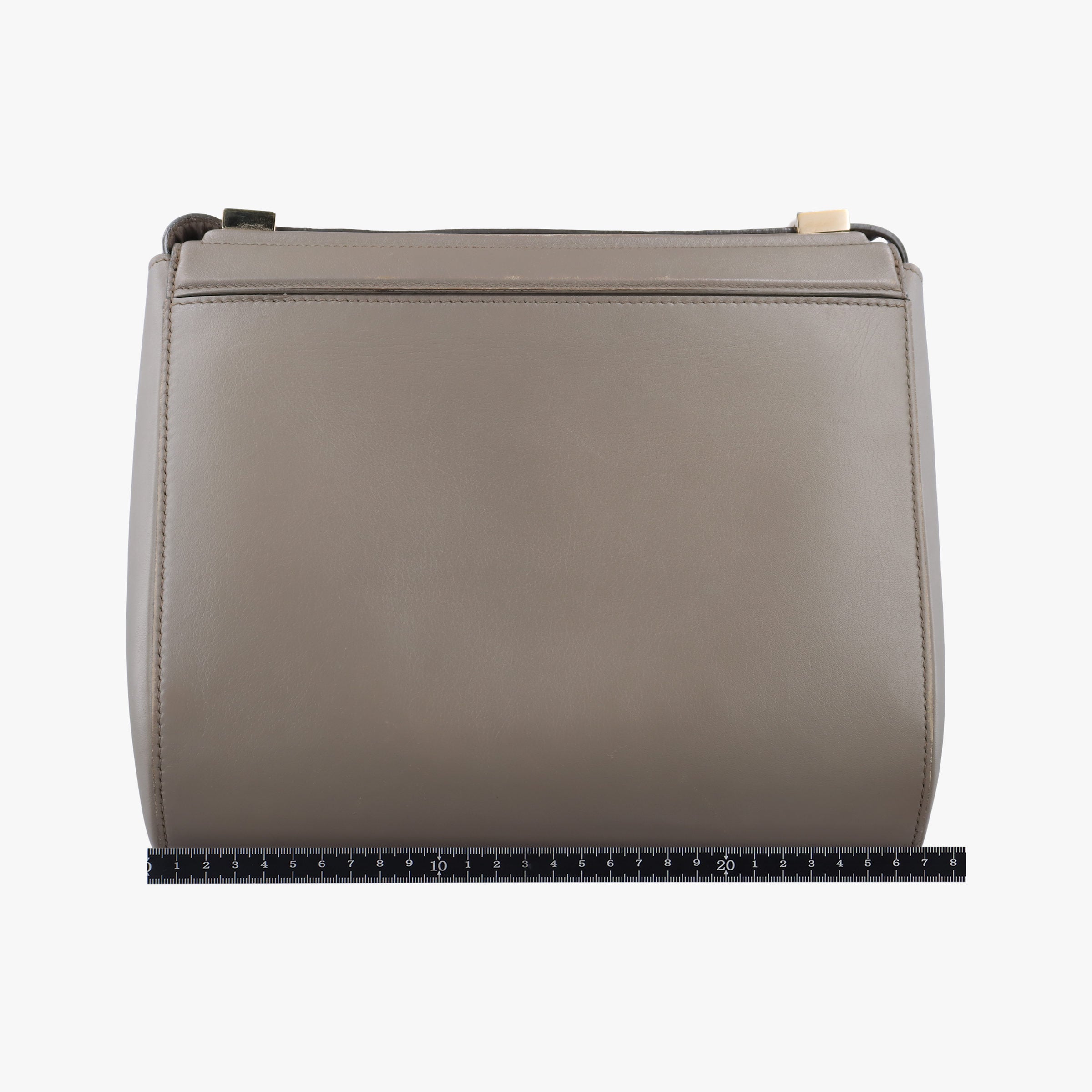 Pre-owned Givenchy Pandora Grey Leather  shoulderbag | stylenewstar