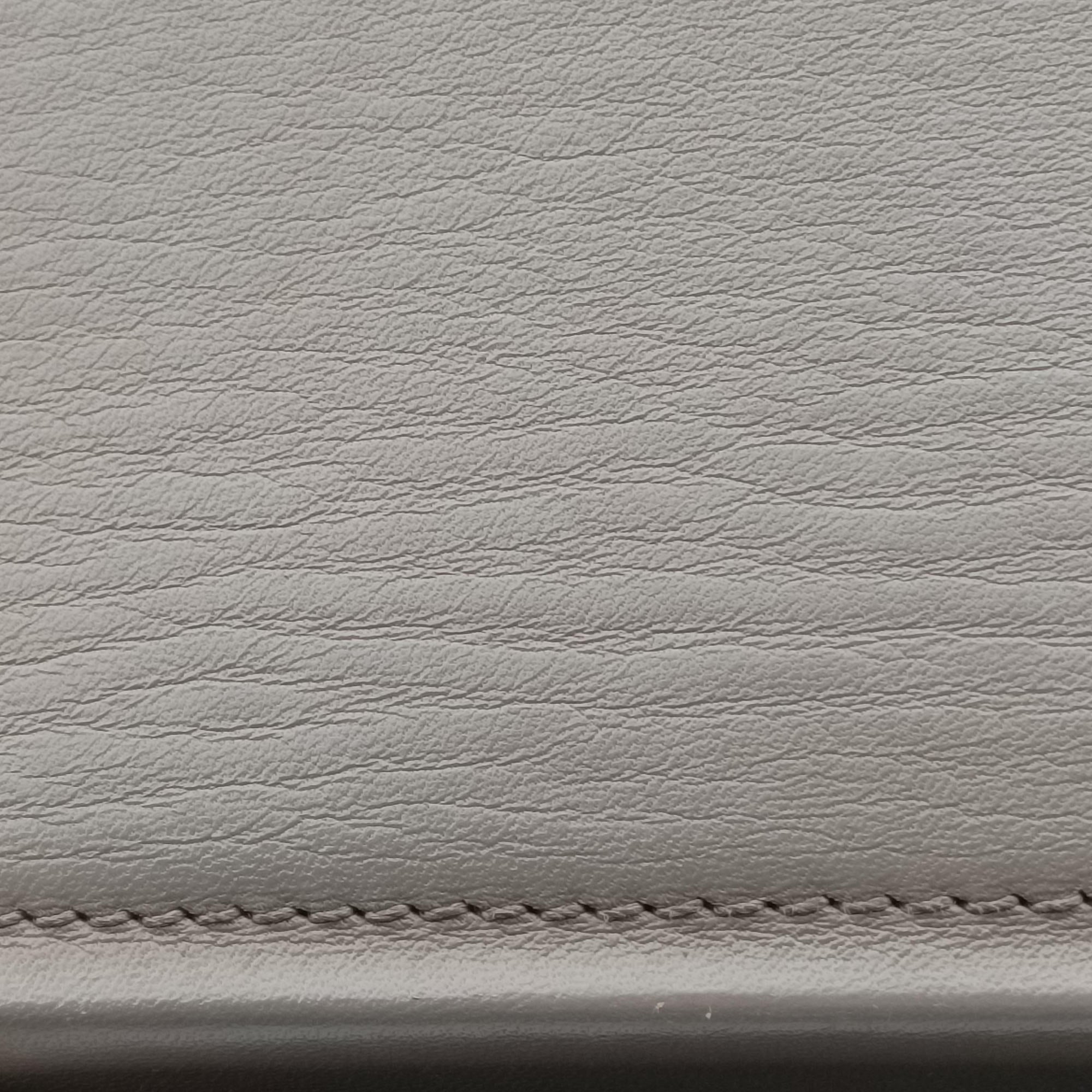 Pre-owned Givenchy Pandora Grey Leather  shoulderbag | stylenewstar