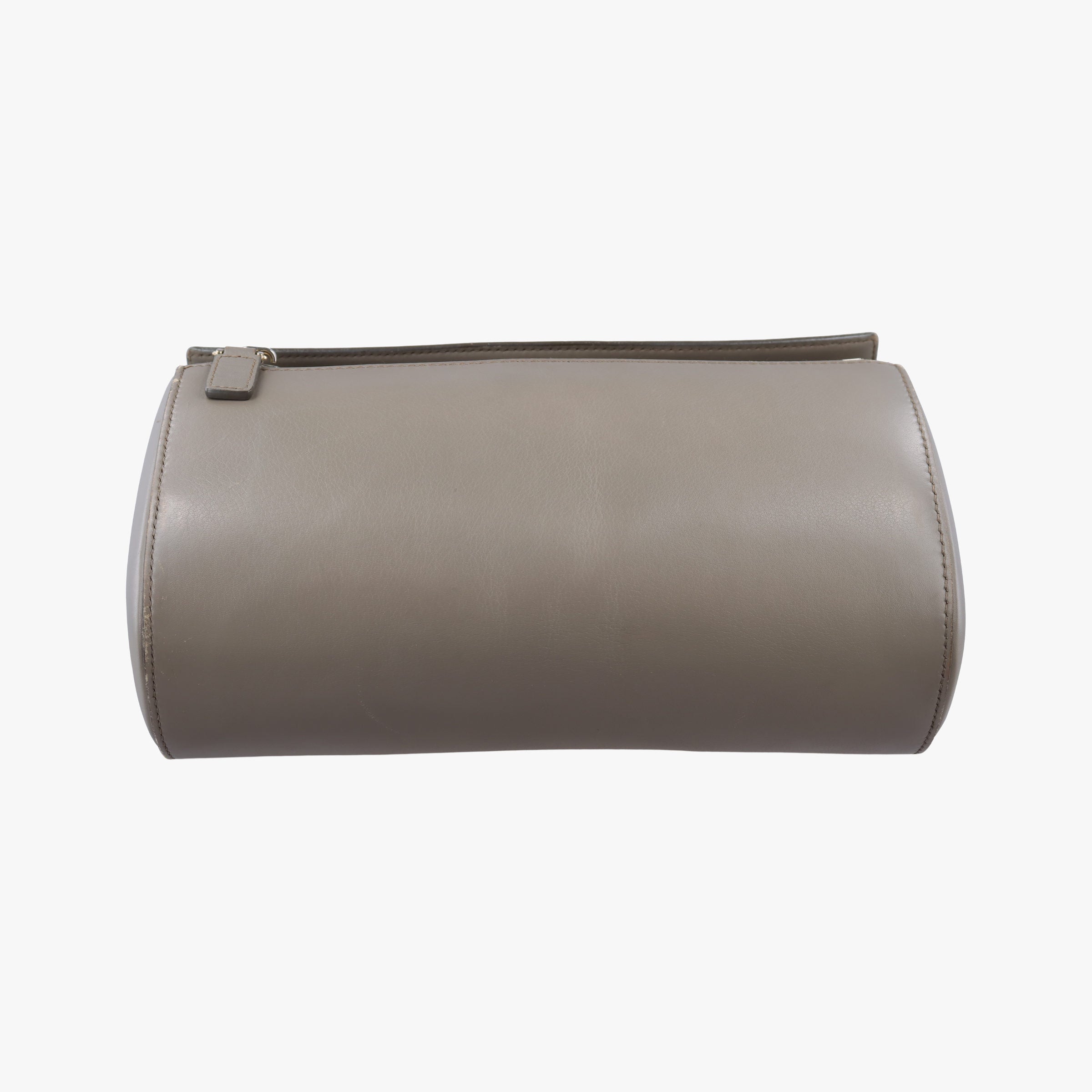Pre-owned Givenchy Pandora Grey Leather  shoulderbag | stylenewstar