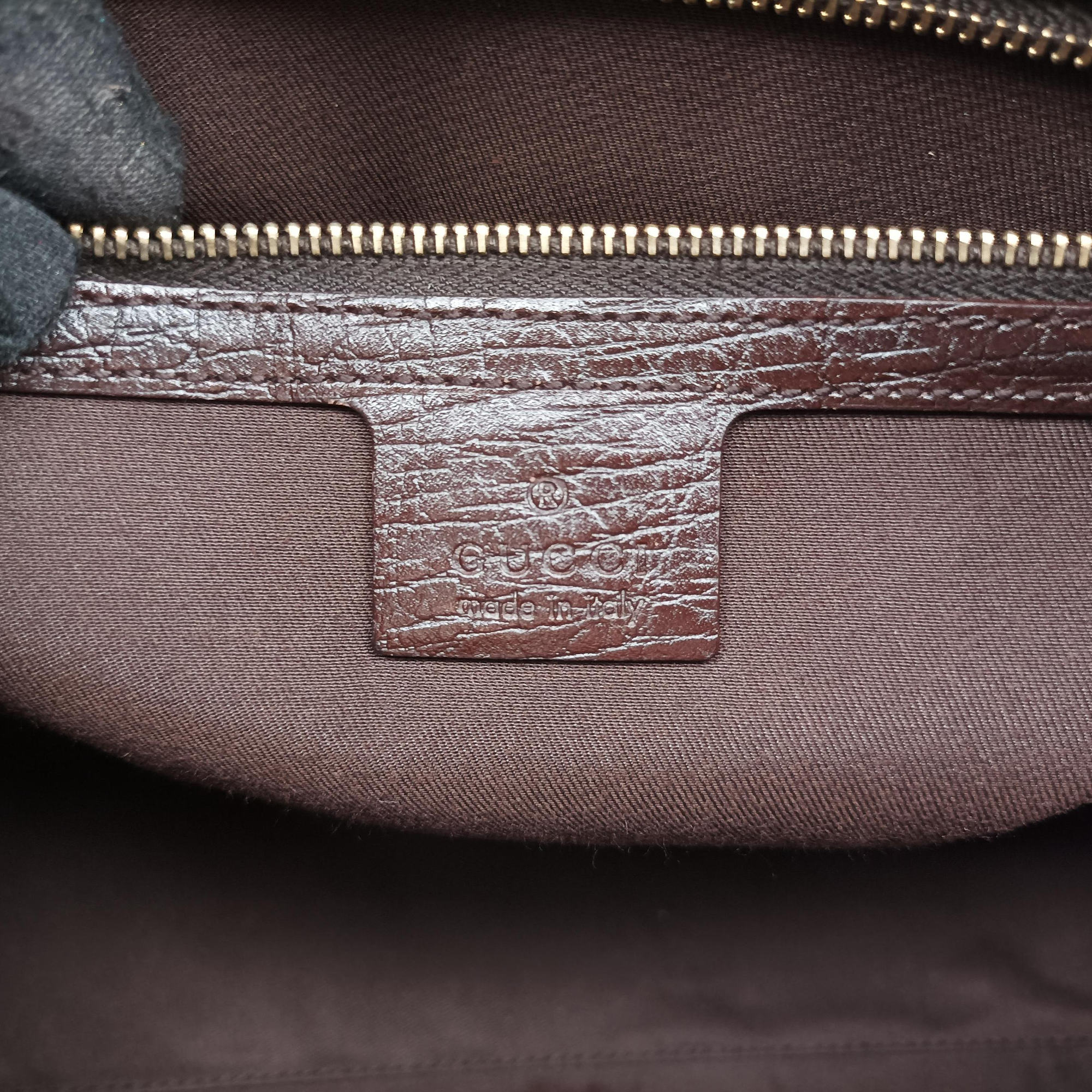 Vintage Gucci Horsebit Hasler beige×Brown canvas×leather 141503 handbag | stylenewstar