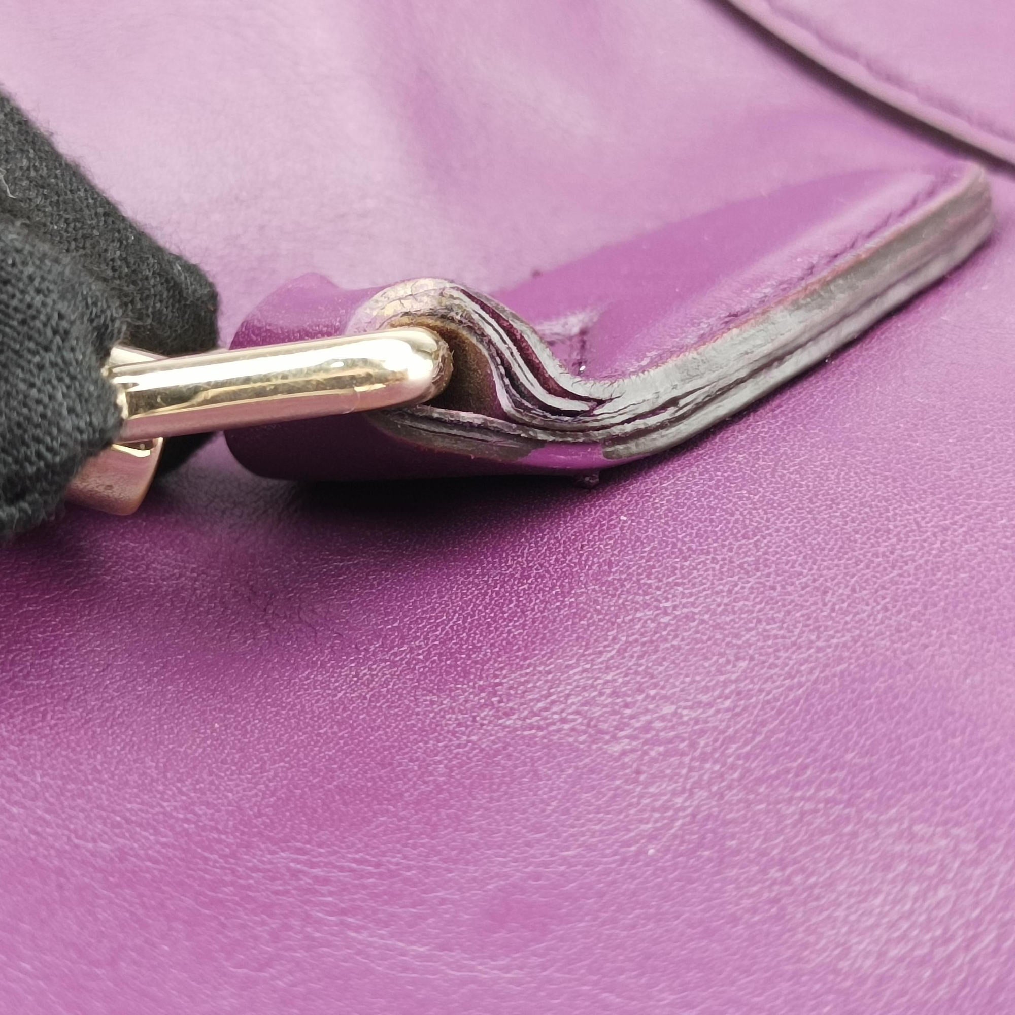 Vintage Gucci New jackie Purple Leather 277520 shoulderbag | stylenewstar