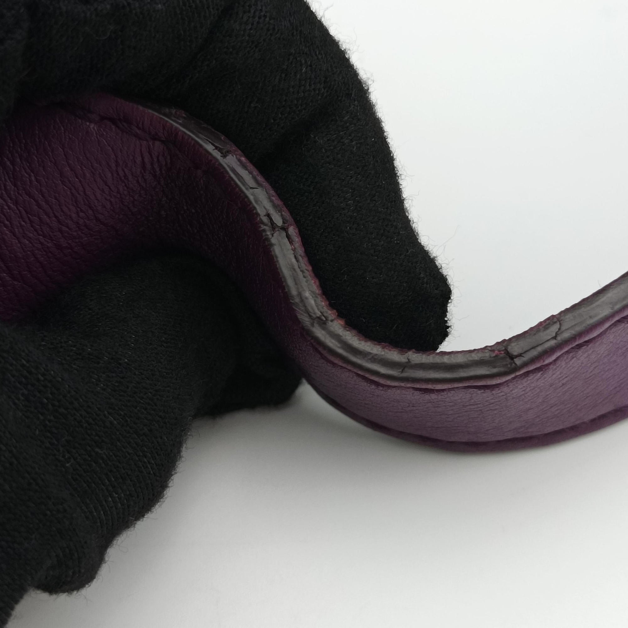 Vintage Gucci New jackie Purple Leather 277520 shoulderbag | stylenewstar