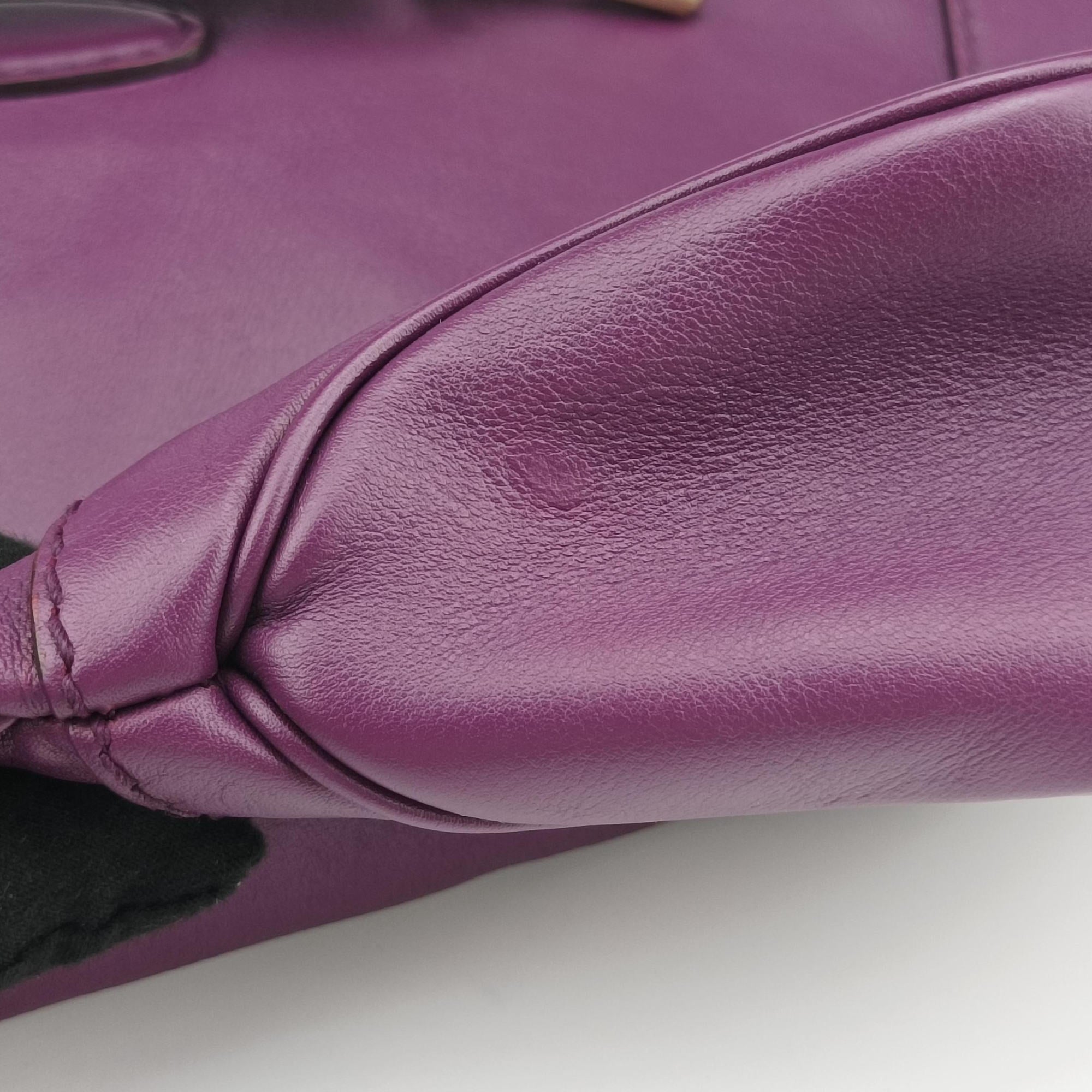 Vintage Gucci New jackie Purple Leather 277520 shoulderbag | stylenewstar