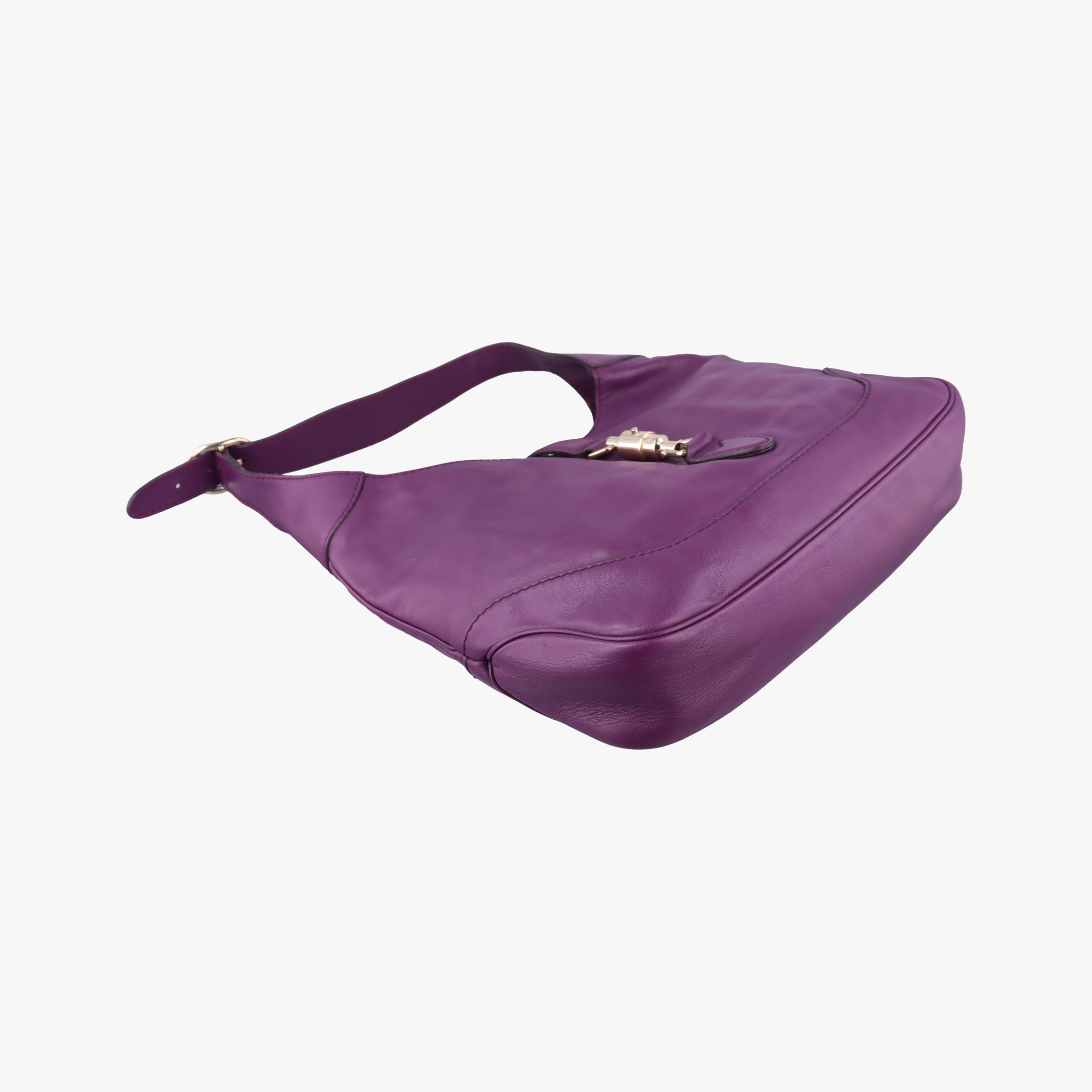 Vintage Gucci New jackie Purple Leather 277520 shoulderbag | stylenewstar