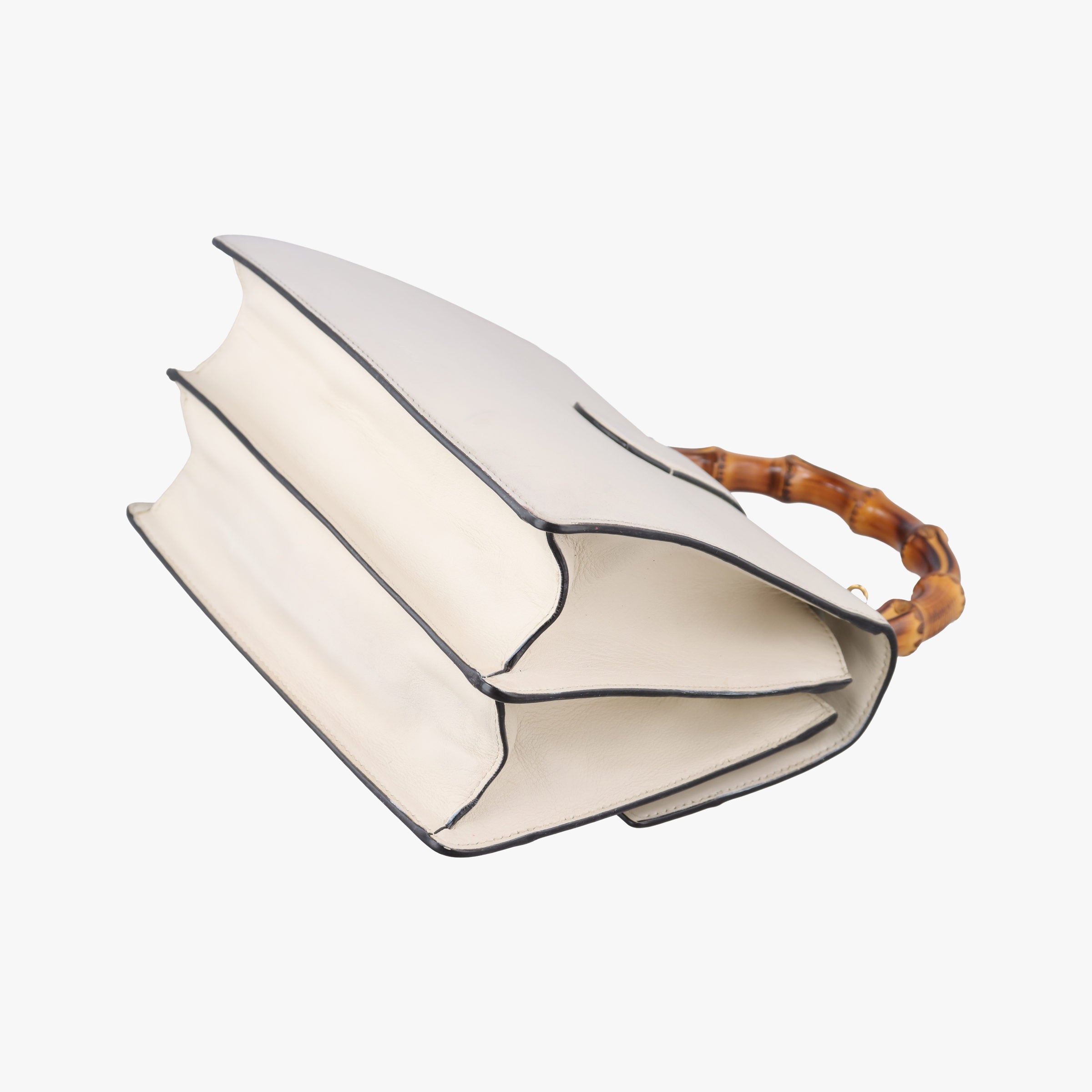Pre-owned Gucci Dionysus bamboo White×navy×red Leather 448075 shoulderbag | stylenewstar