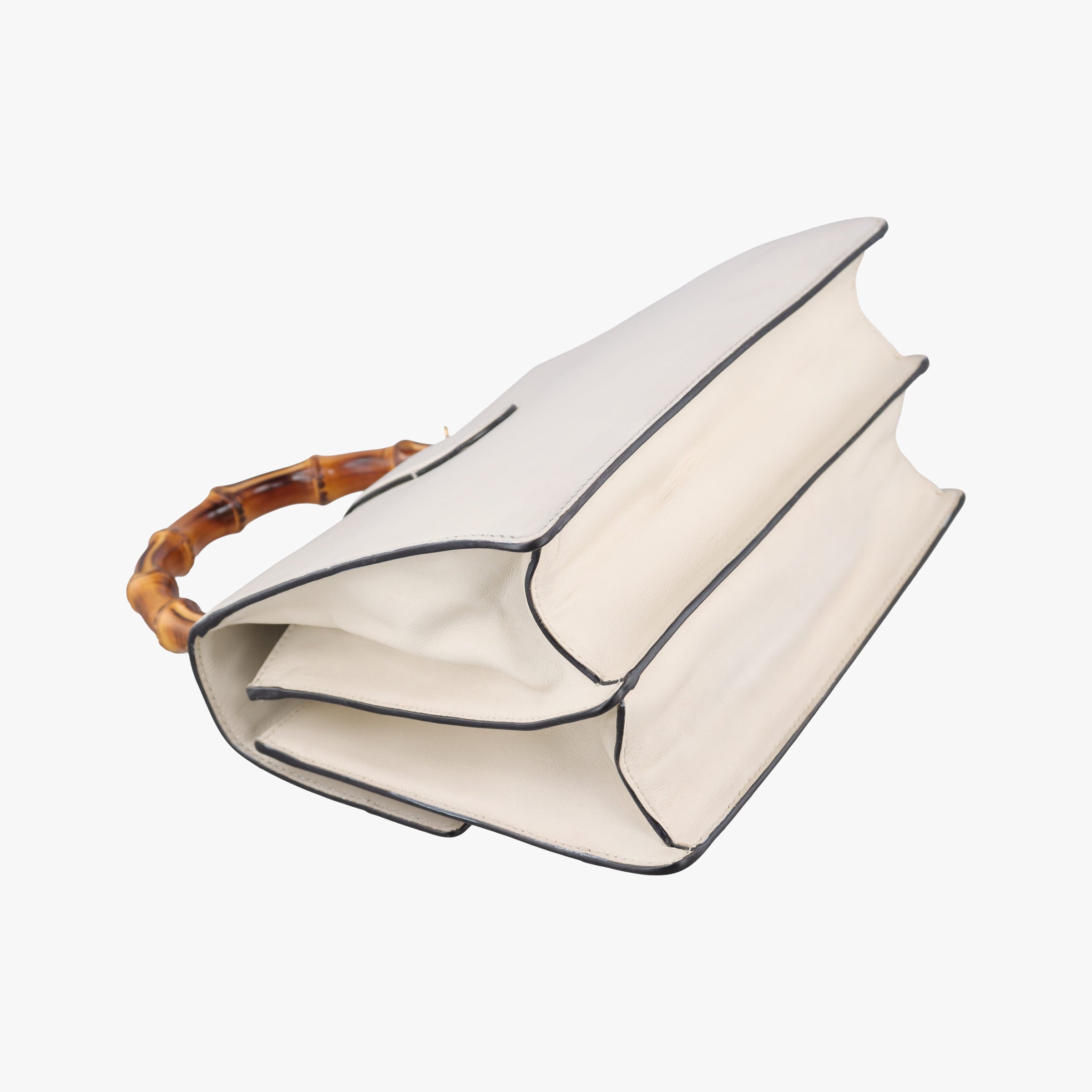 Pre-owned Gucci Dionysus bamboo White×navy×red Leather 448075 shoulderbag | stylenewstar
