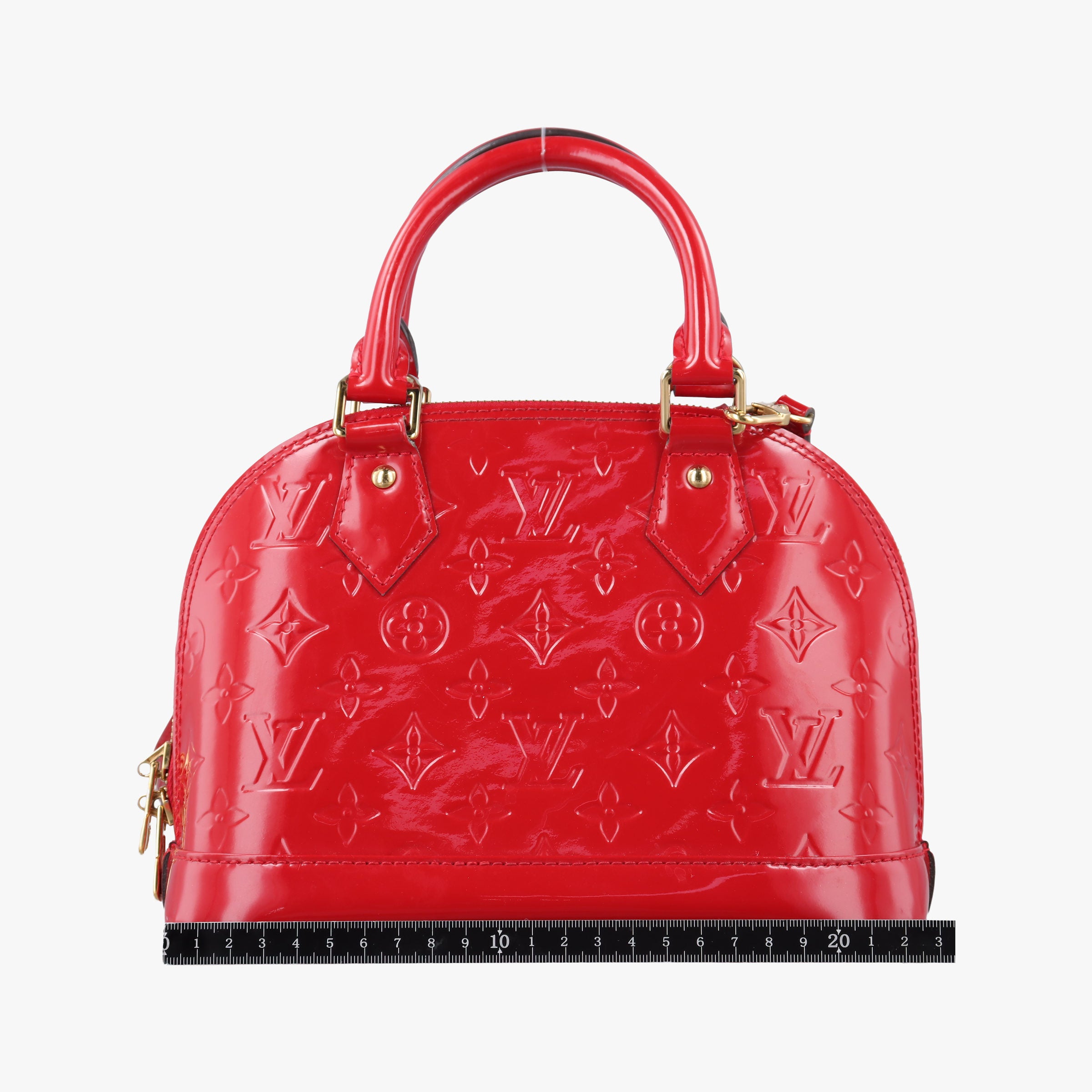 Vintage Louis Vuitton Alma BB CERISE Vernis M90174 shoulderbag | stylenewstar