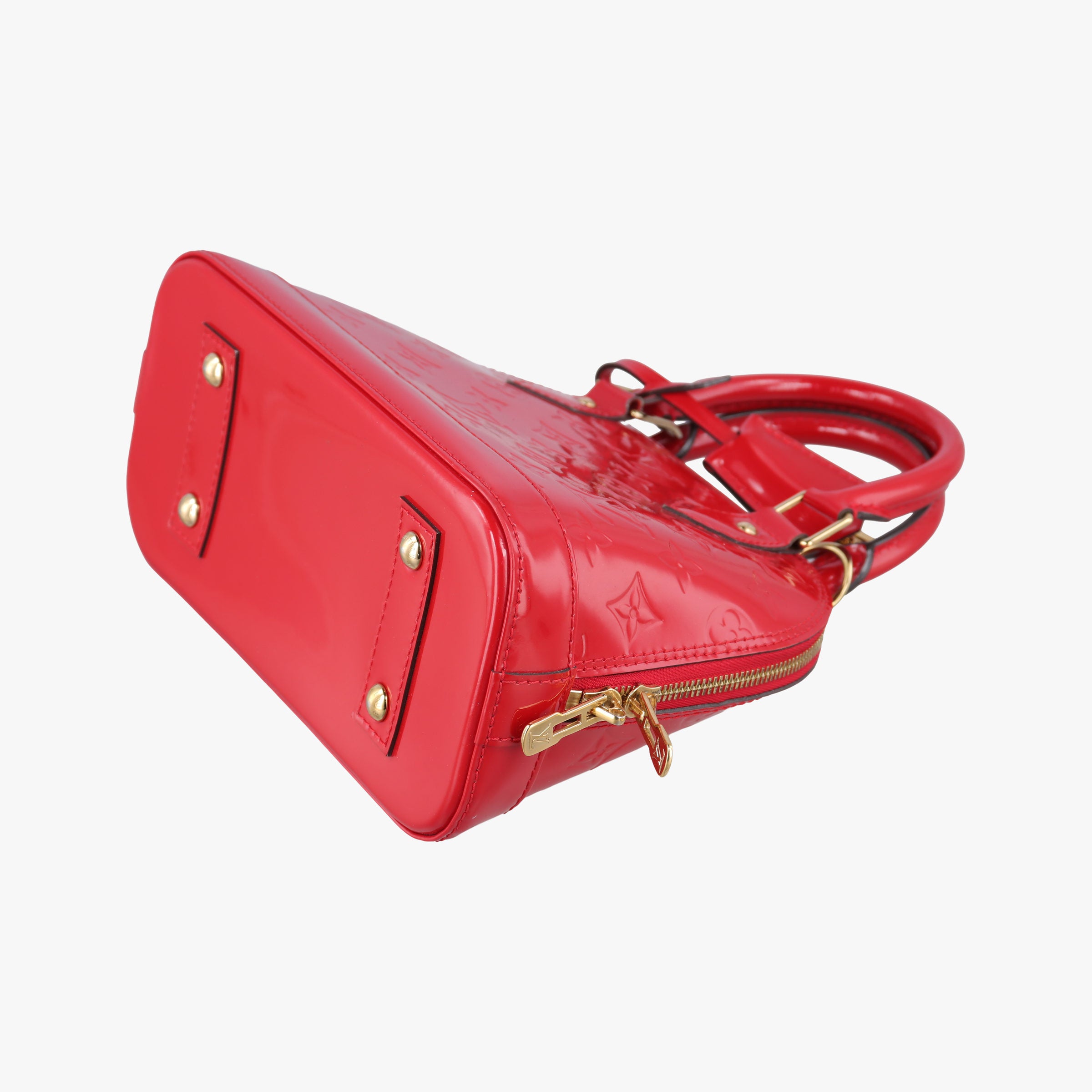 Vintage Louis Vuitton Alma BB CERISE Vernis M90174 shoulderbag | stylenewstar