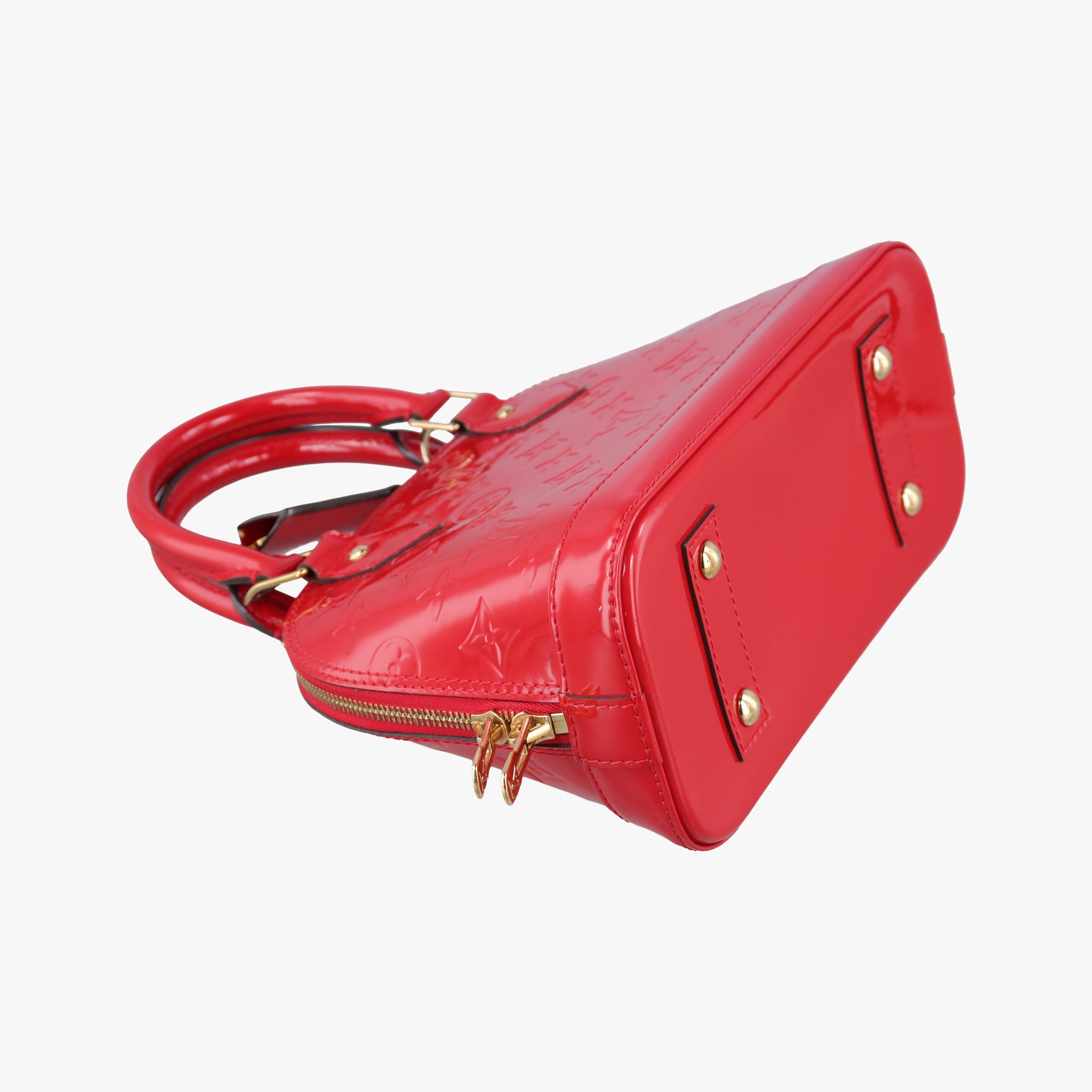 Vintage Louis Vuitton Alma BB CERISE Vernis M90174 shoulderbag | stylenewstar