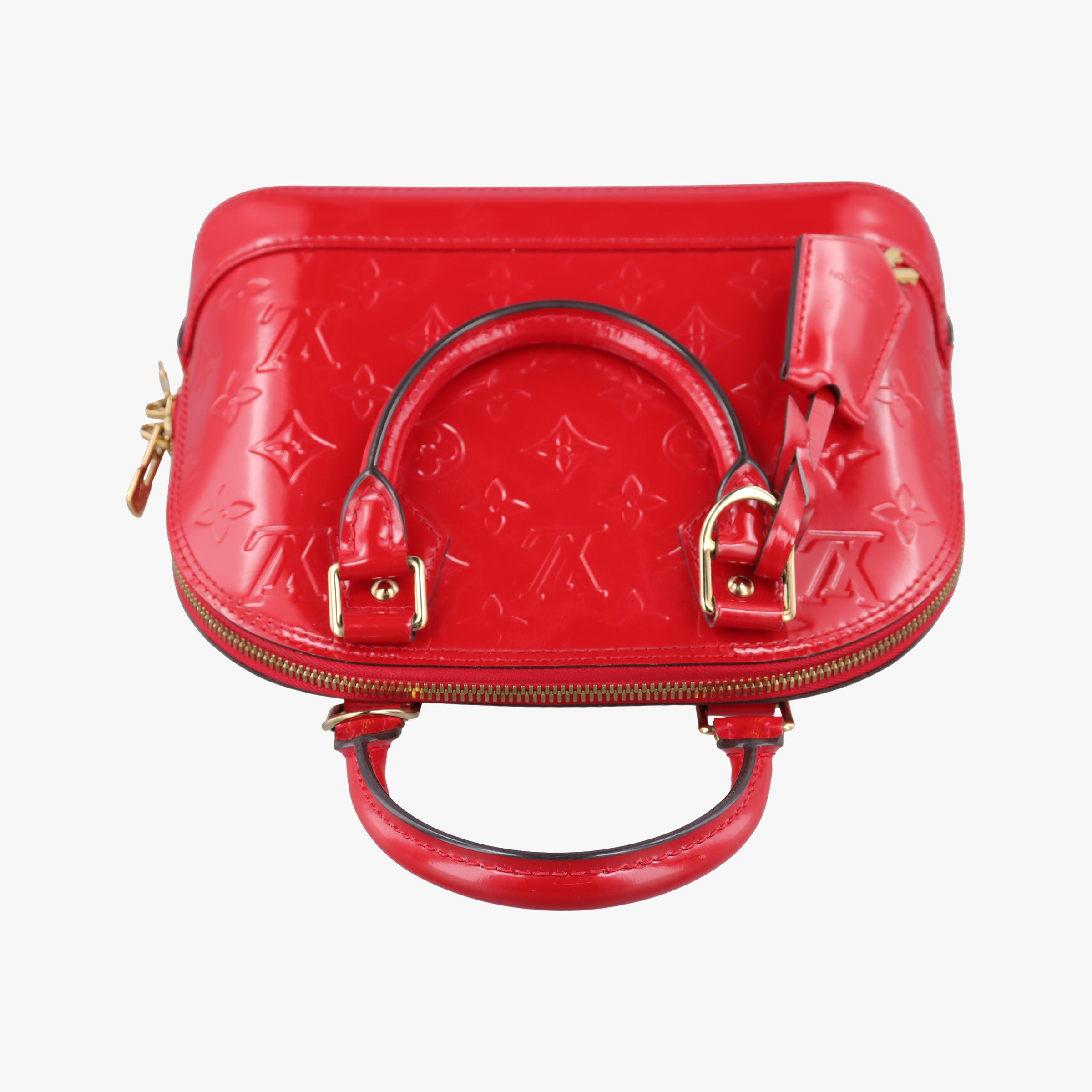 Vintage Louis Vuitton Alma BB CERISE Vernis M90174 shoulderbag | stylenewstar