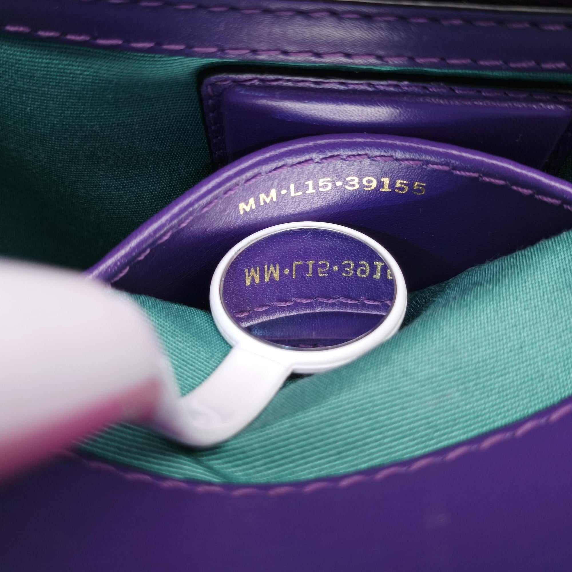 Pre-owned Bvlgari SERPENTI FOREVER Purple leather  shoulderbag | stylenewstar