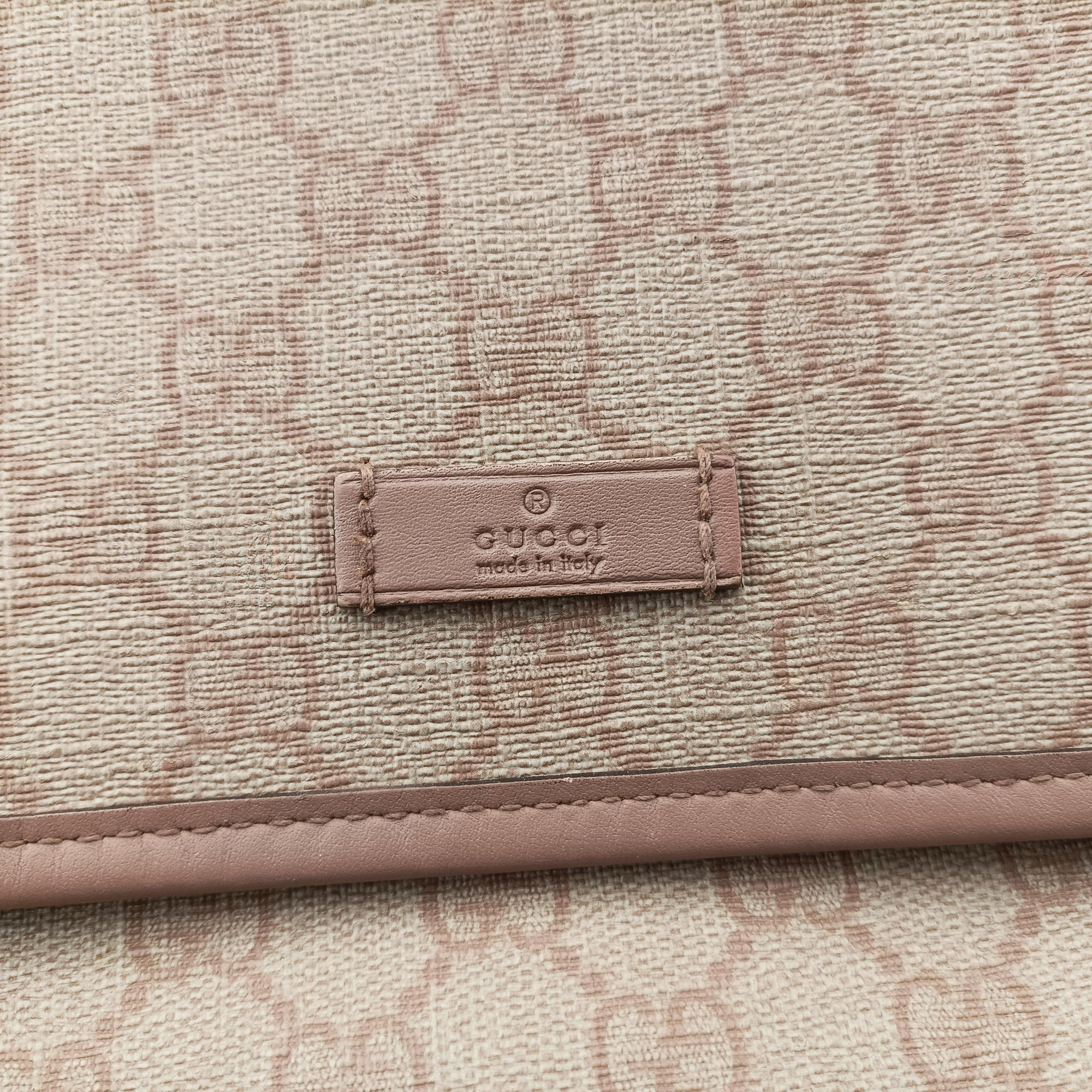 Secondhand Gucci GG Plus Messenger beige×Multicolour PVC coated canvas×Leather 201732 shoulderbag | stylenewstar