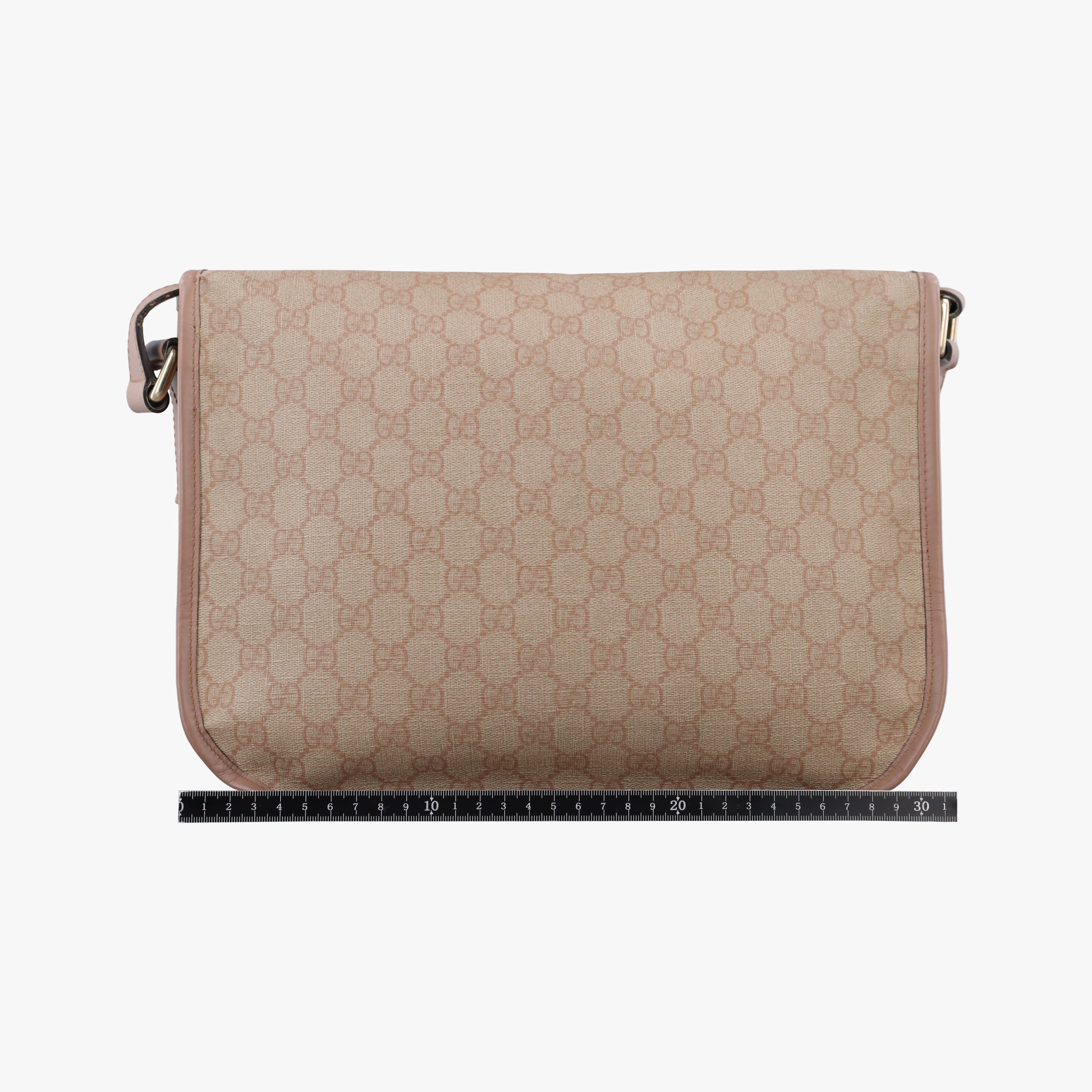 Secondhand Gucci GG Plus Messenger beige×Multicolour PVC coated canvas×Leather 201732 shoulderbag | stylenewstar