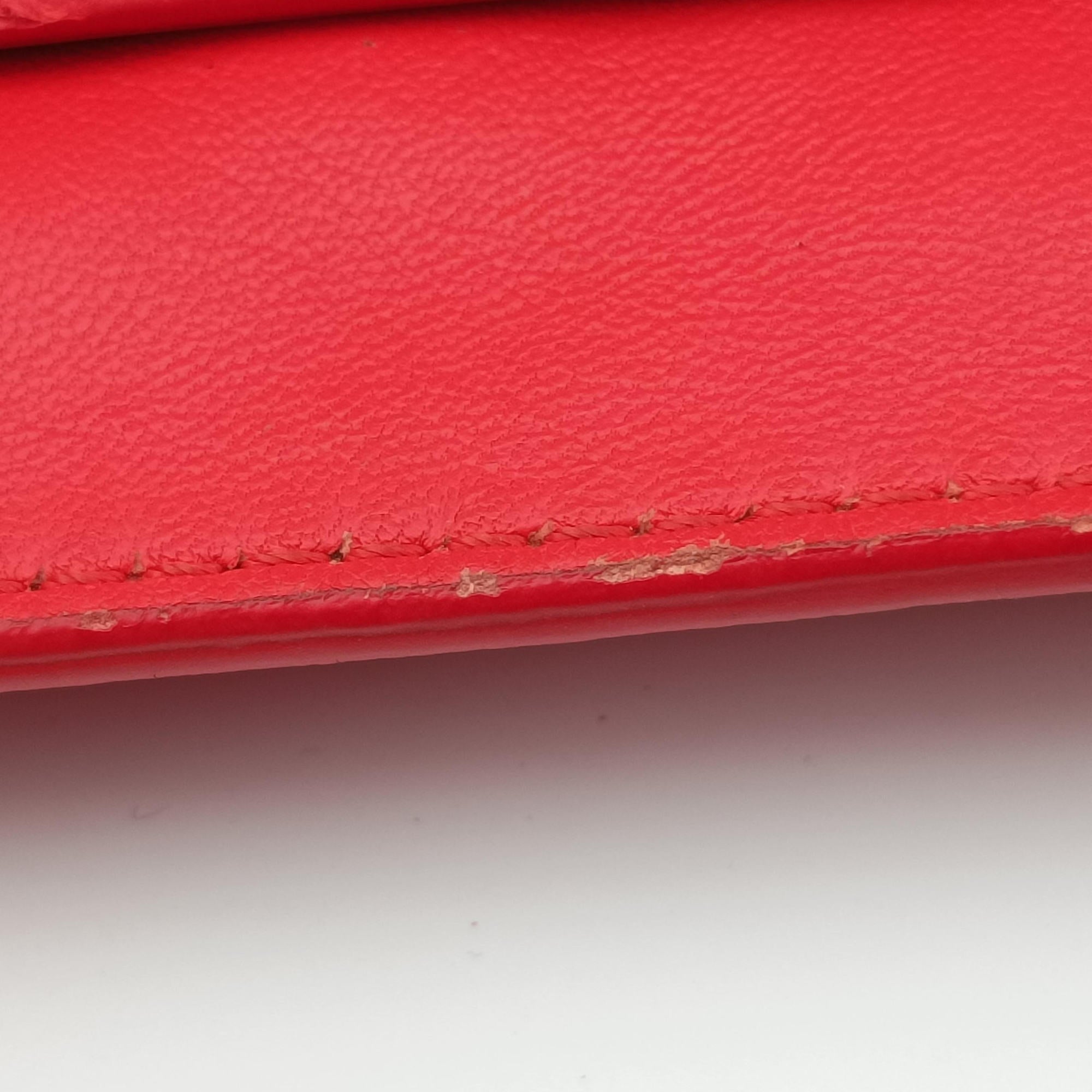 Vintage Celine Phantom Luggage Python Red snakeskin  handbag | stylenewstar