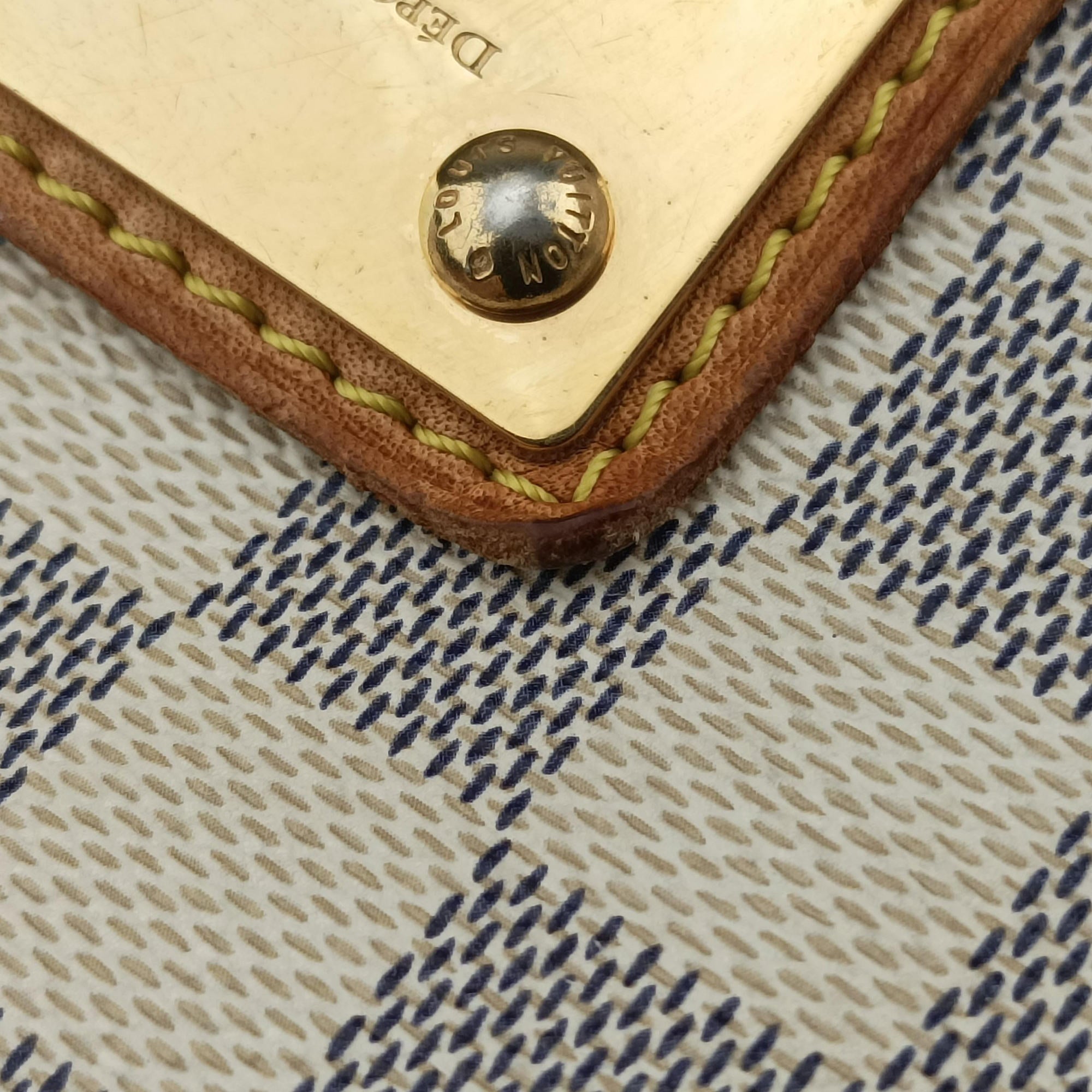 Vintage Louis Vuitton GALLIERA GM AZUR Damier Canvas N55216 shoulderbag | stylenewstar