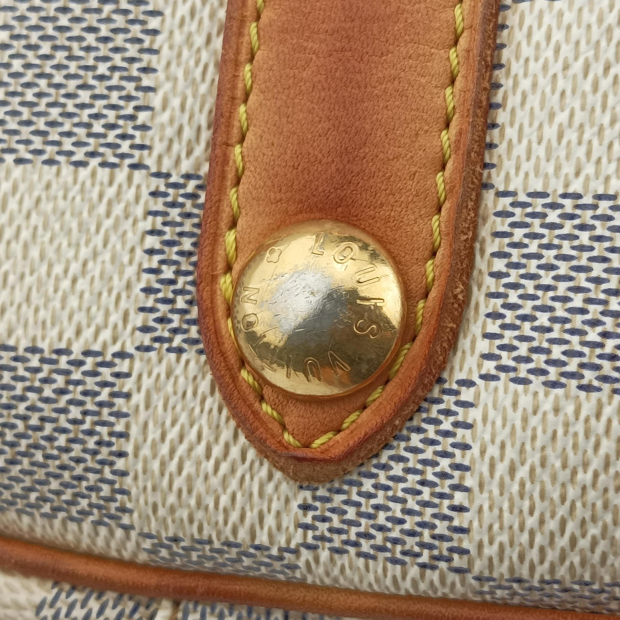 Vintage Louis Vuitton GALLIERA GM AZUR Damier Canvas N55216 shoulderbag | stylenewstar