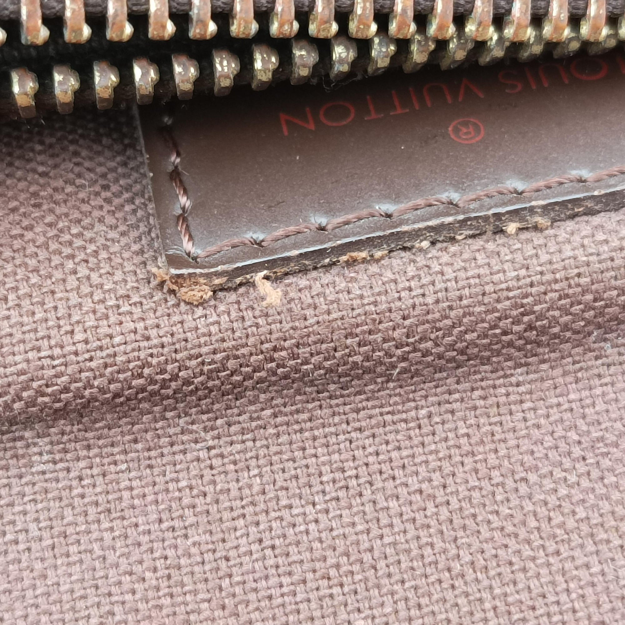 Pre-owned Louis Vuitton BROOKLYN MM EBENE Damier Canvas N51211 shoulderbag | stylenewstar