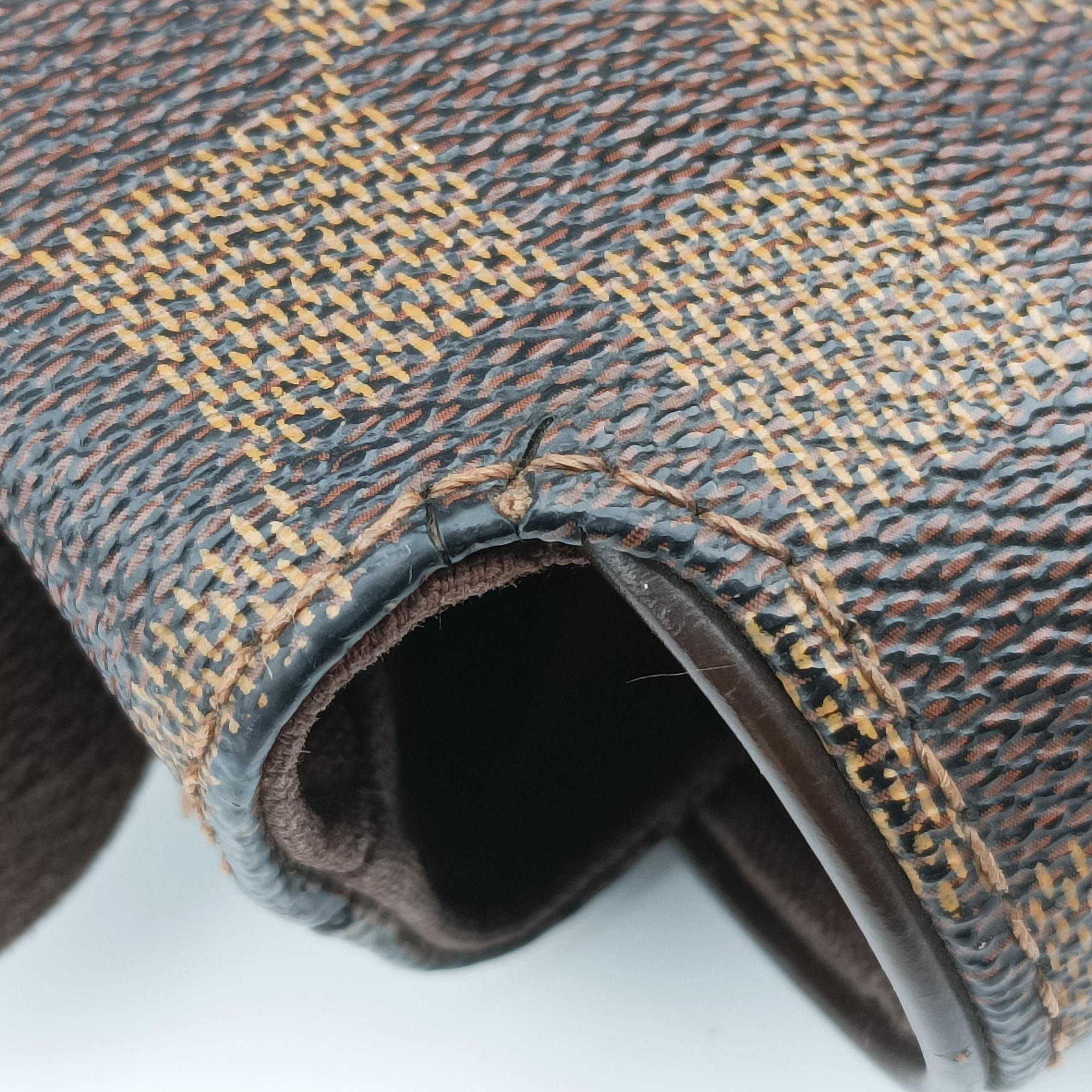 Pre-owned Louis Vuitton BROOKLYN MM EBENE Damier Canvas N51211 shoulderbag | stylenewstar