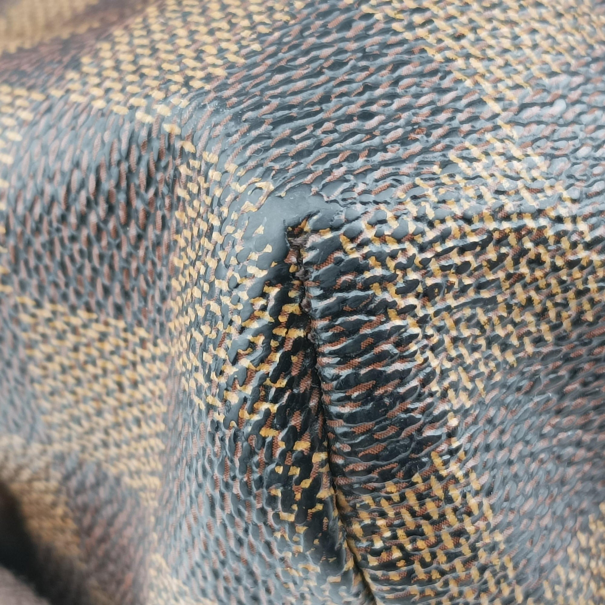 Pre-owned Louis Vuitton BROOKLYN MM EBENE Damier Canvas N51211 shoulderbag | stylenewstar