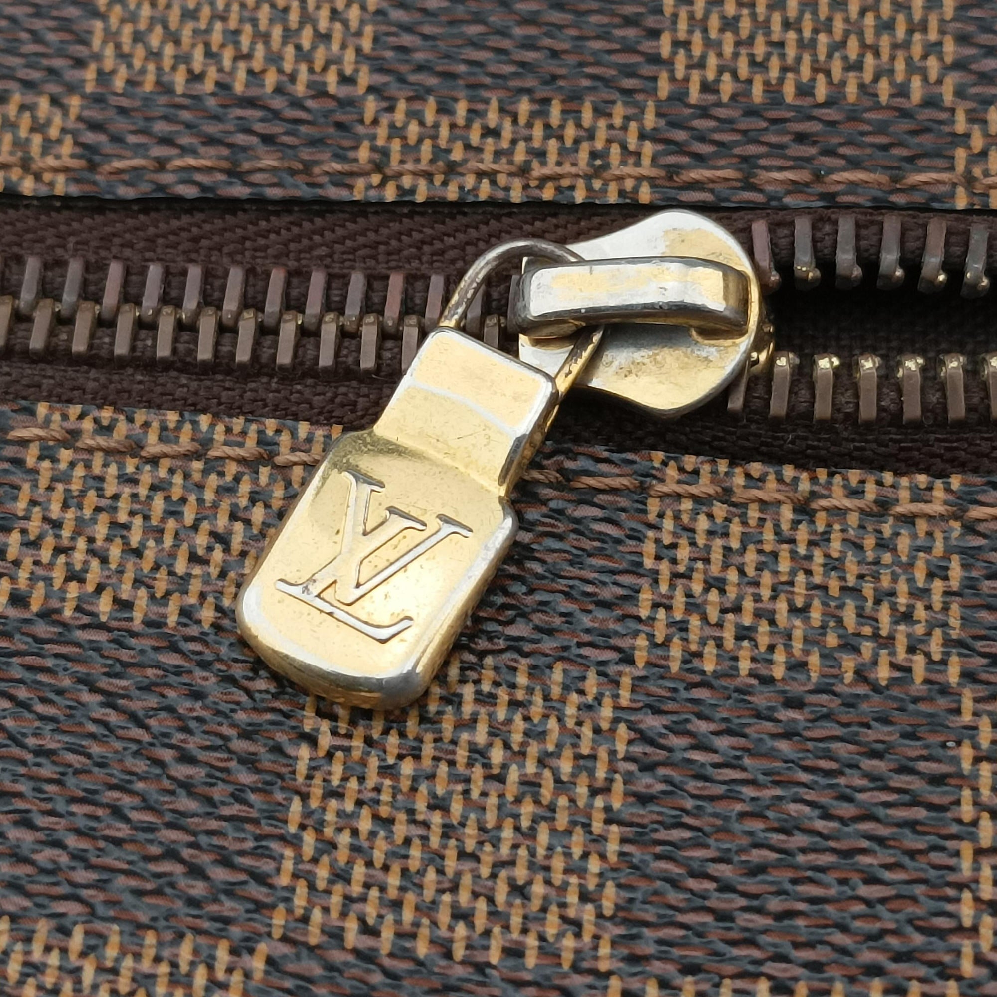 Pre-owned Louis Vuitton BROOKLYN MM EBENE Damier Canvas N51211 shoulderbag | stylenewstar