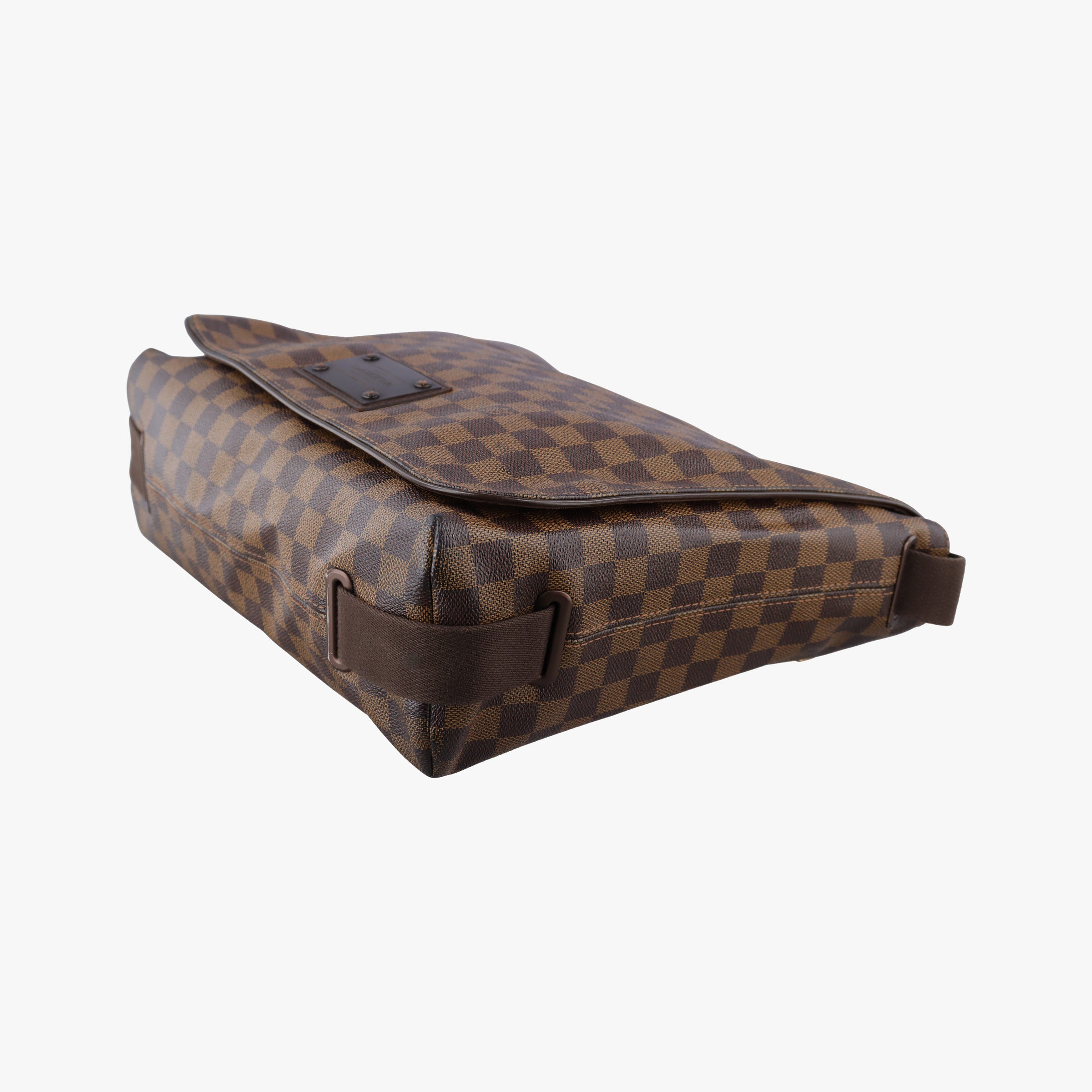 Pre-owned Louis Vuitton BROOKLYN MM EBENE Damier Canvas N51211 shoulderbag | stylenewstar