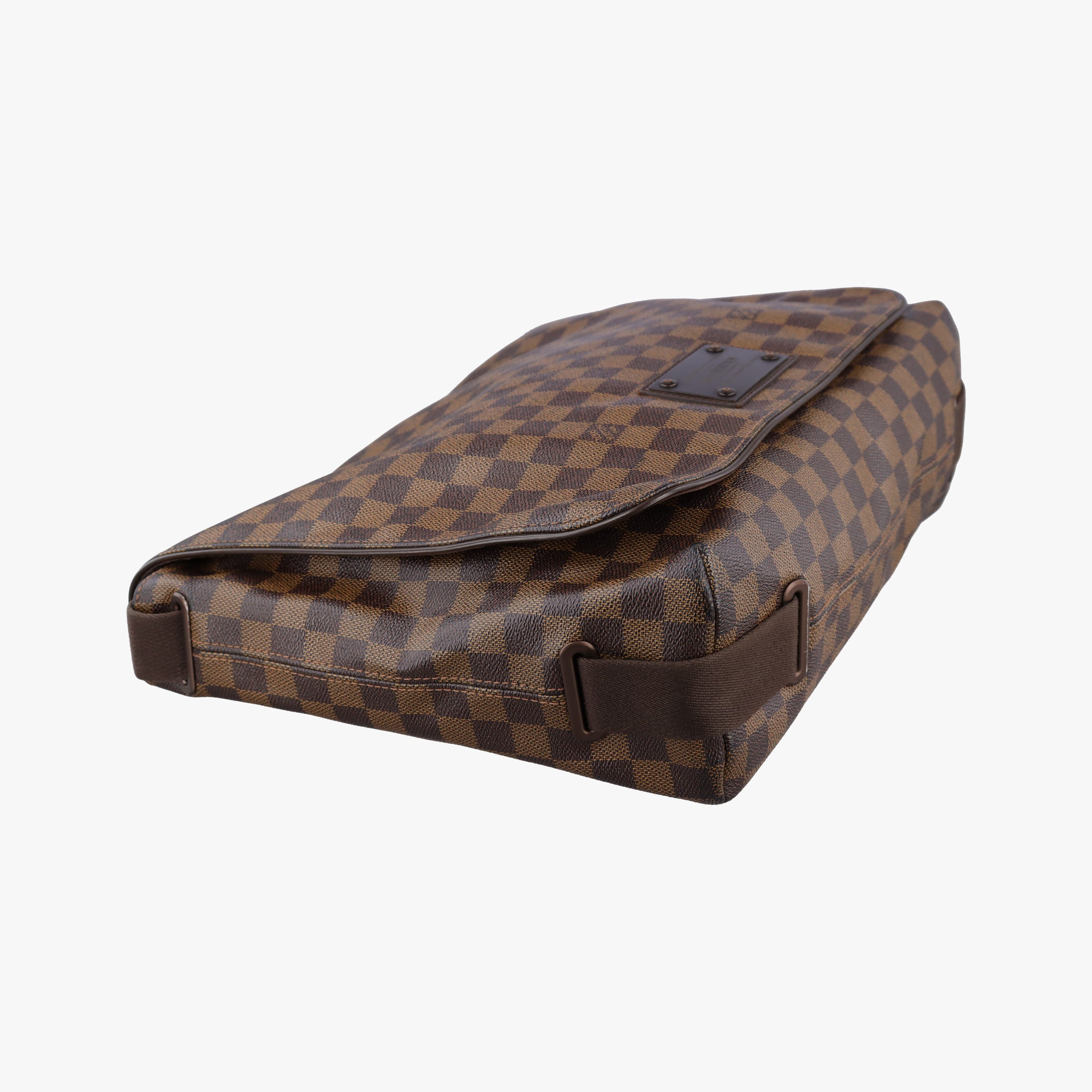 Pre-owned Louis Vuitton BROOKLYN MM EBENE Damier Canvas N51211 shoulderbag | stylenewstar
