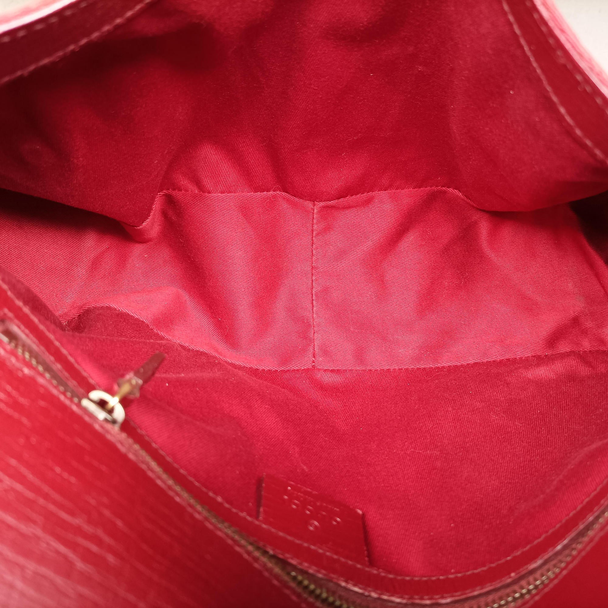 Pre-owned Gucci Horsebit Red canvas×Leather 114915 handbag | stylenewstar