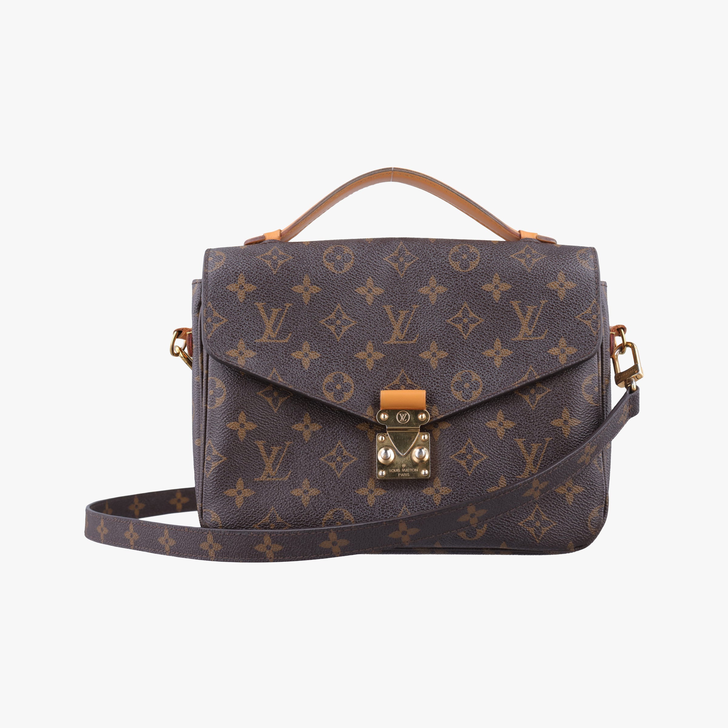 Vintage Louis Vuitton Pochette Metis MM Brown Monogram Canvas M44875 shoulderbag | stylenewstar