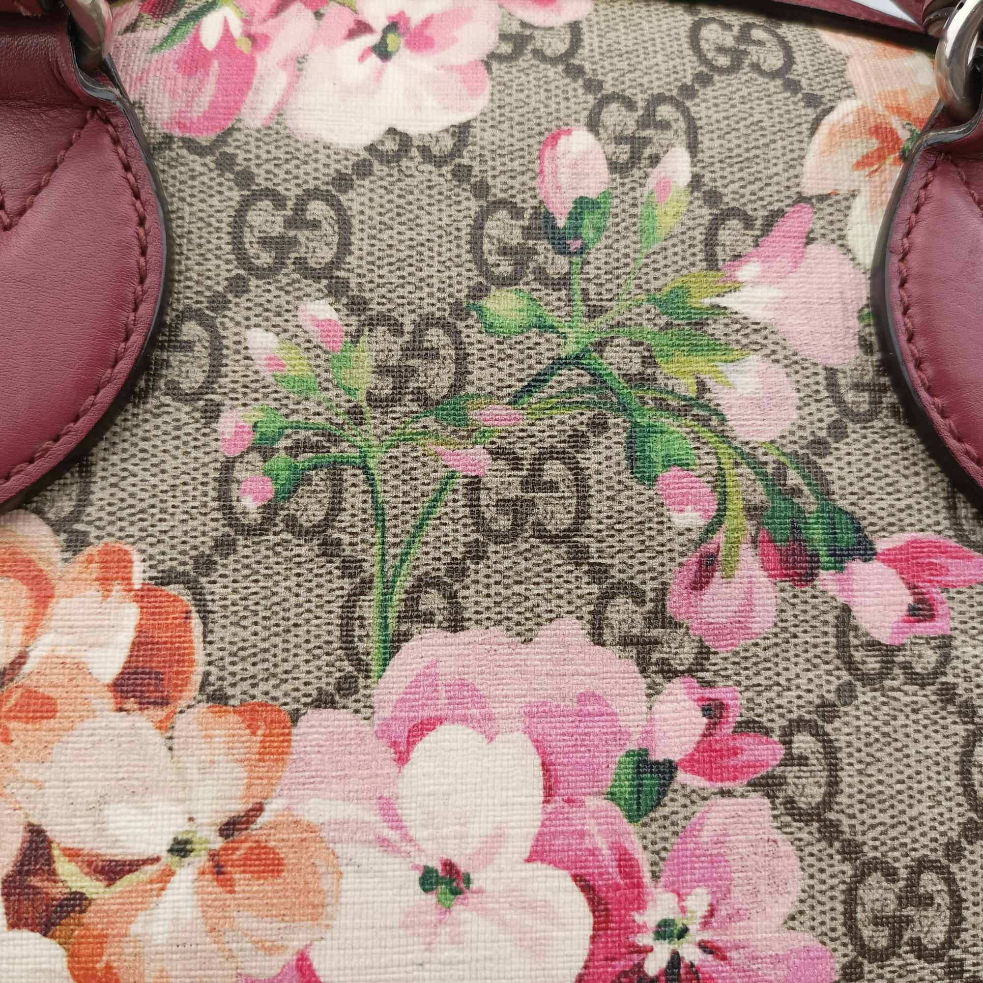 Pre-owned Gucci GG SUPREME Multicolour PVC coated canvas×leather 409529 shoulderbag | stylenewstar
