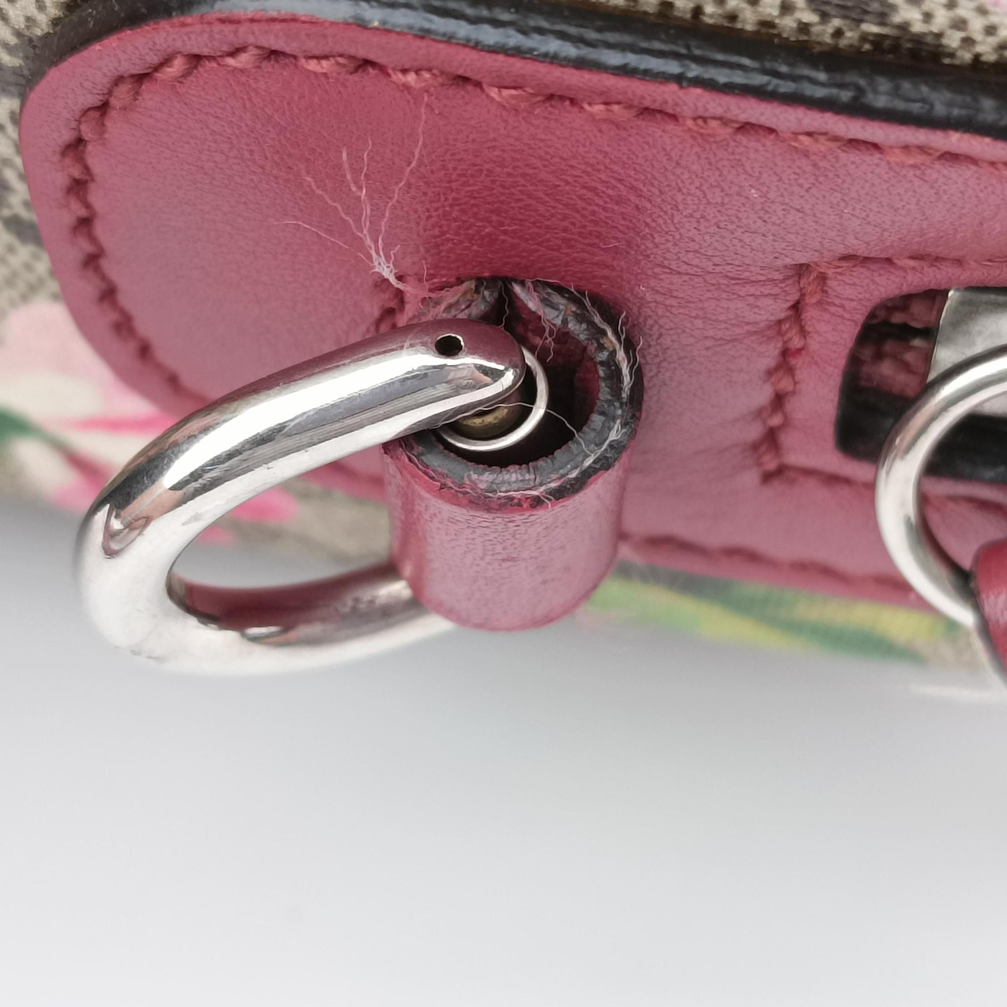 Pre-owned Gucci GG SUPREME Multicolour PVC coated canvas×leather 409529 shoulderbag | stylenewstar