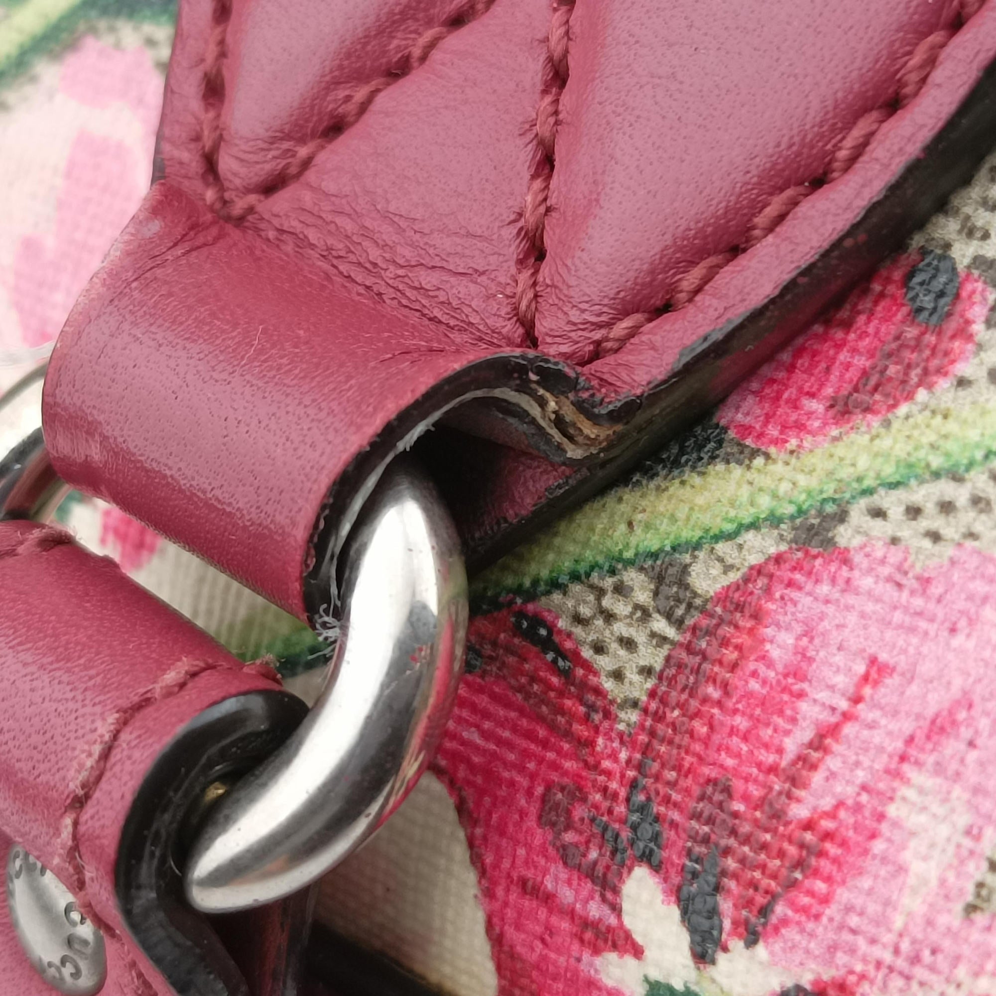 Pre-owned Gucci GG SUPREME Multicolour PVC coated canvas×leather 409529 shoulderbag | stylenewstar