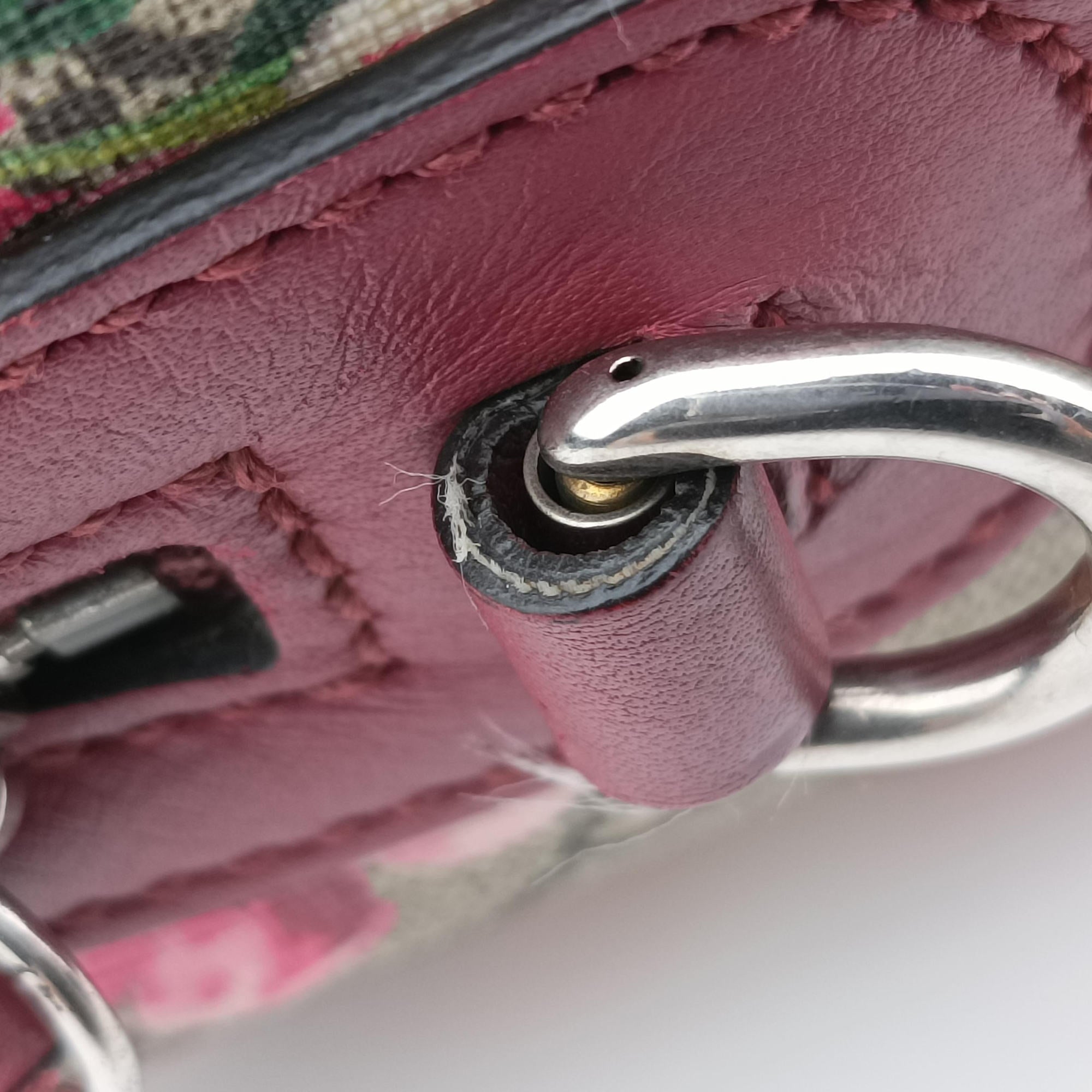 Pre-owned Gucci GG SUPREME Multicolour PVC coated canvas×leather 409529 shoulderbag | stylenewstar
