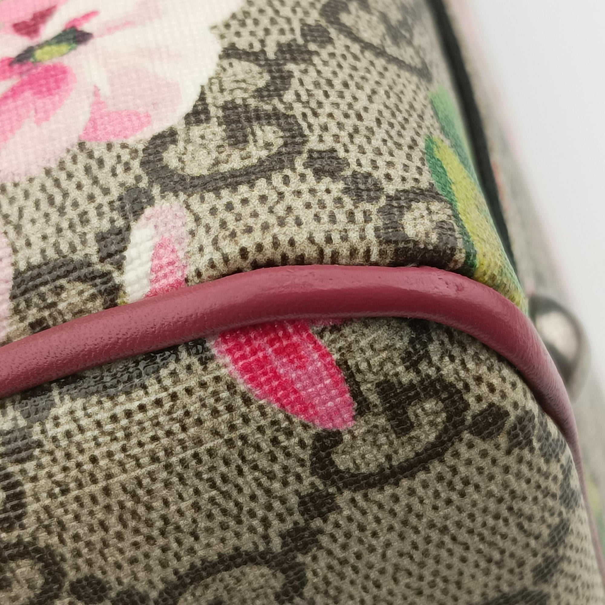 Pre-owned Gucci GG SUPREME Multicolour PVC coated canvas×leather 409529 shoulderbag | stylenewstar