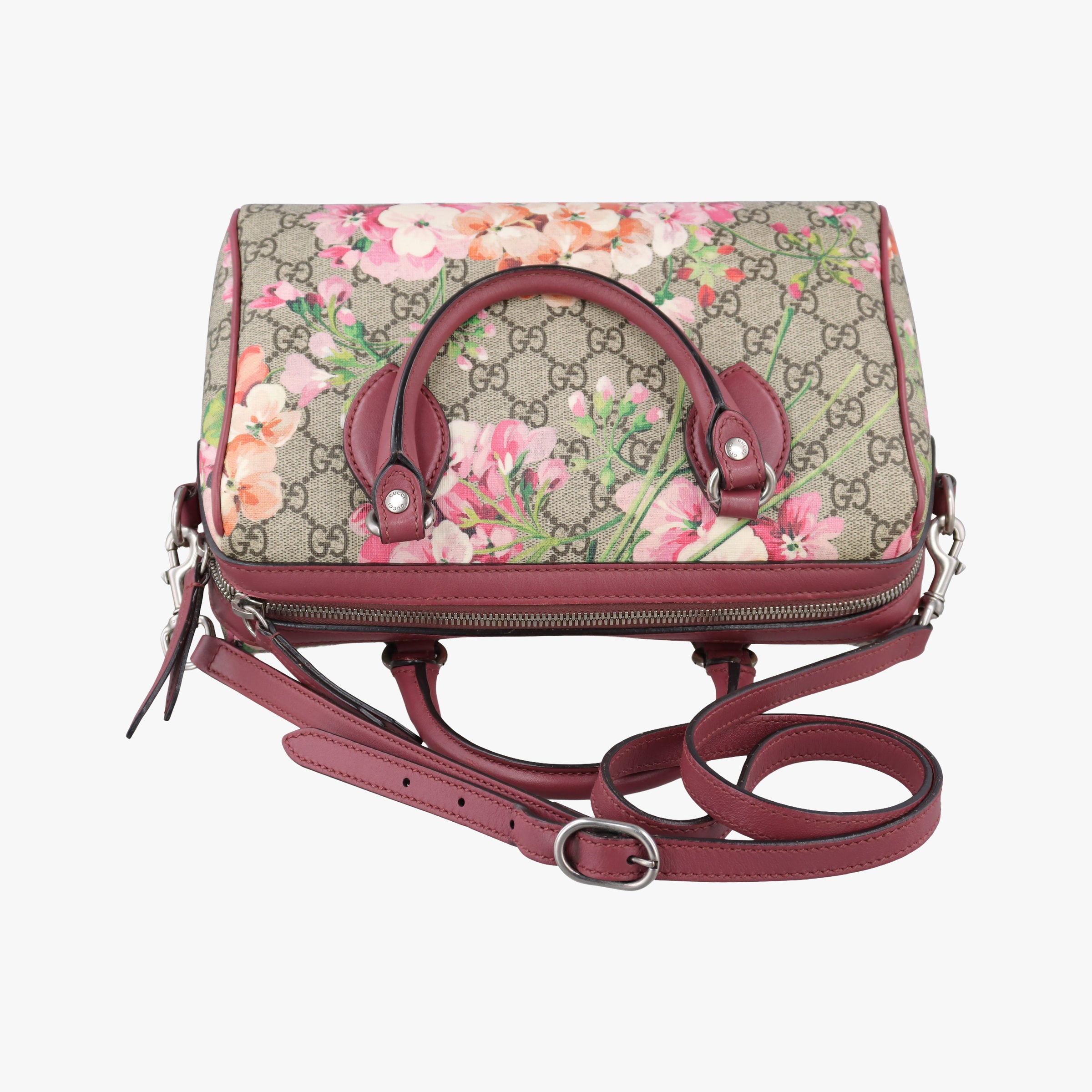 Pre-owned Gucci GG SUPREME Multicolour PVC coated canvas×leather 409529 shoulderbag | stylenewstar