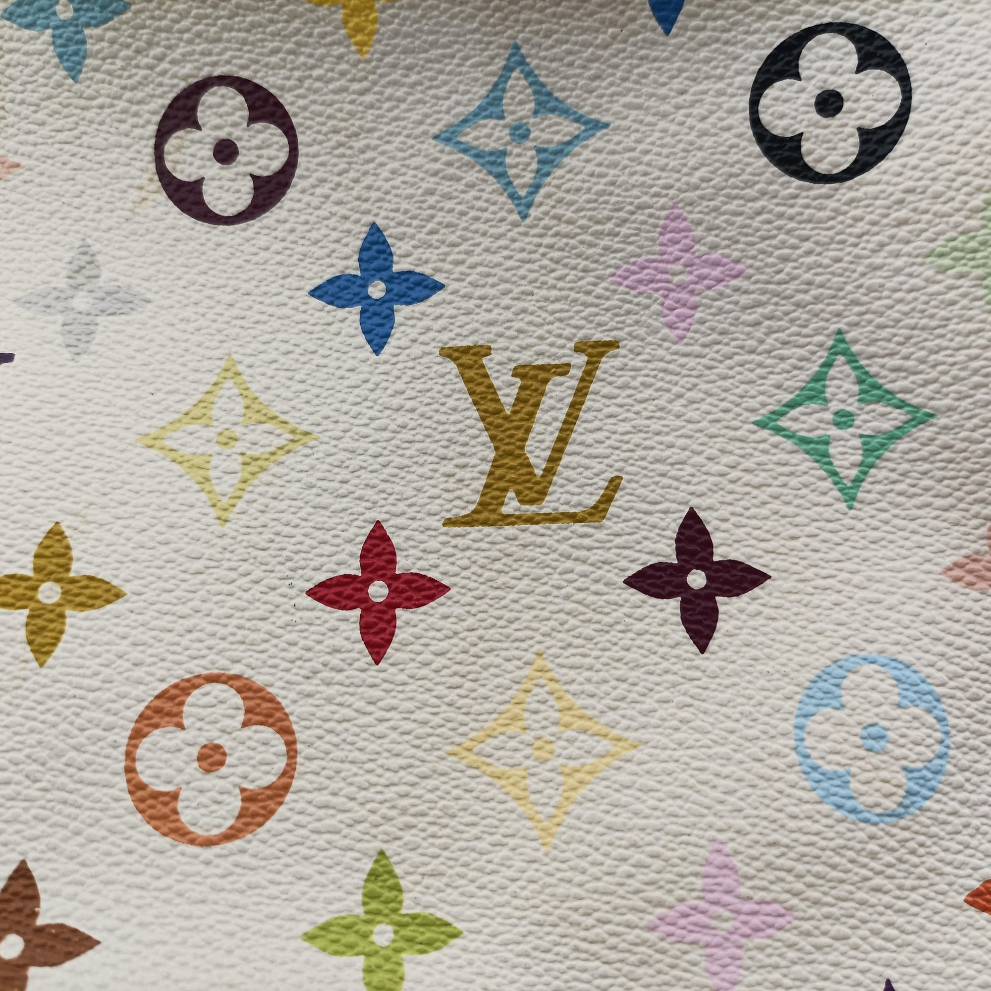 Pre-owned Louis Vuitton Petit NOe white Monogram Multicolor M42229 shoulderbag | stylenewstar