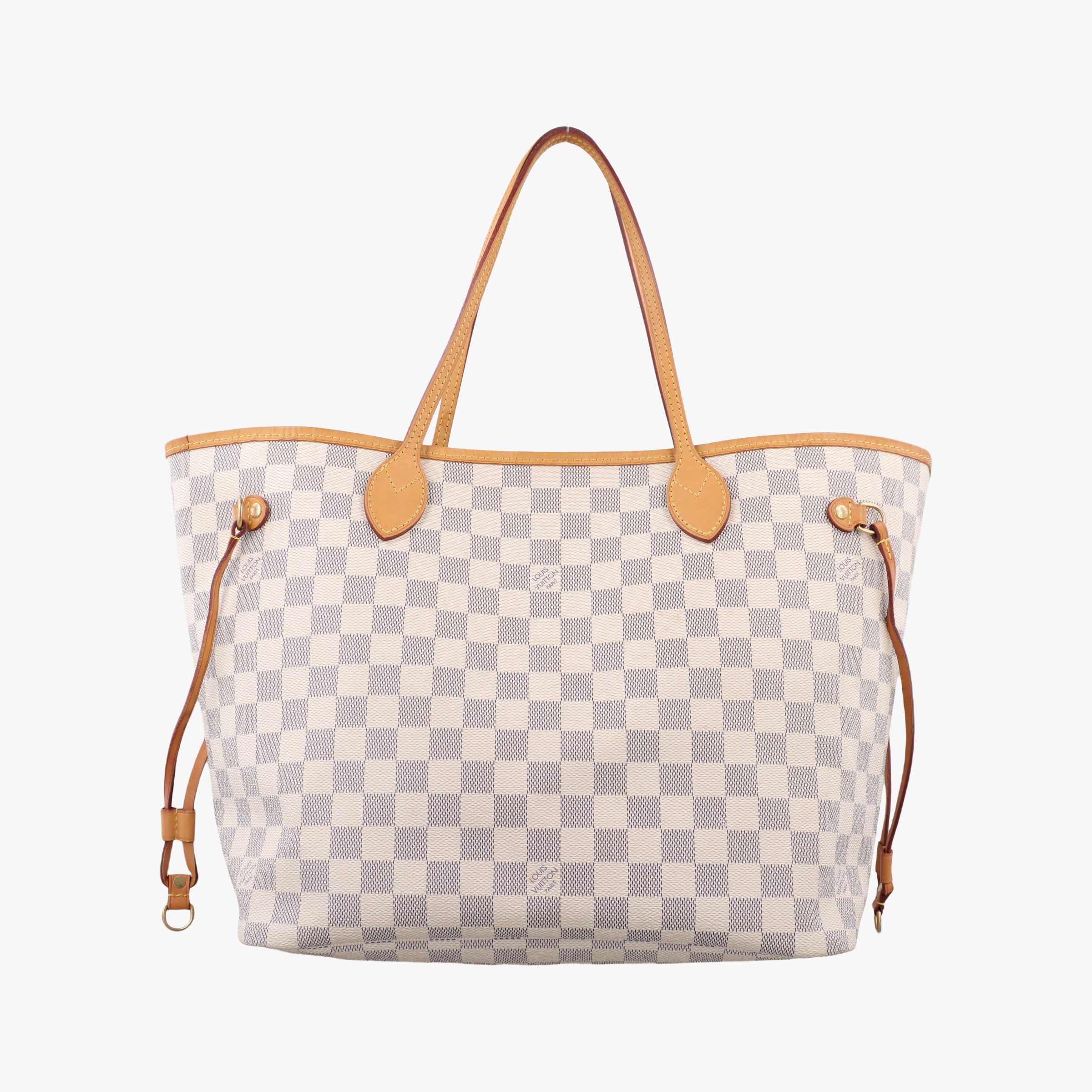 Pre-owned Louis Vuitton Neverfull MM Azur Damier Canvas N51107 shoulderbag | stylenewstar