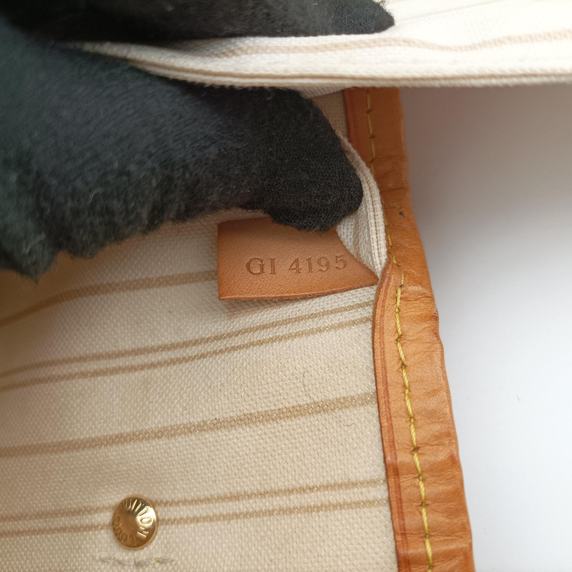 Pre-owned Louis Vuitton Neverfull MM Azur Damier Canvas N51107 shoulderbag | stylenewstar