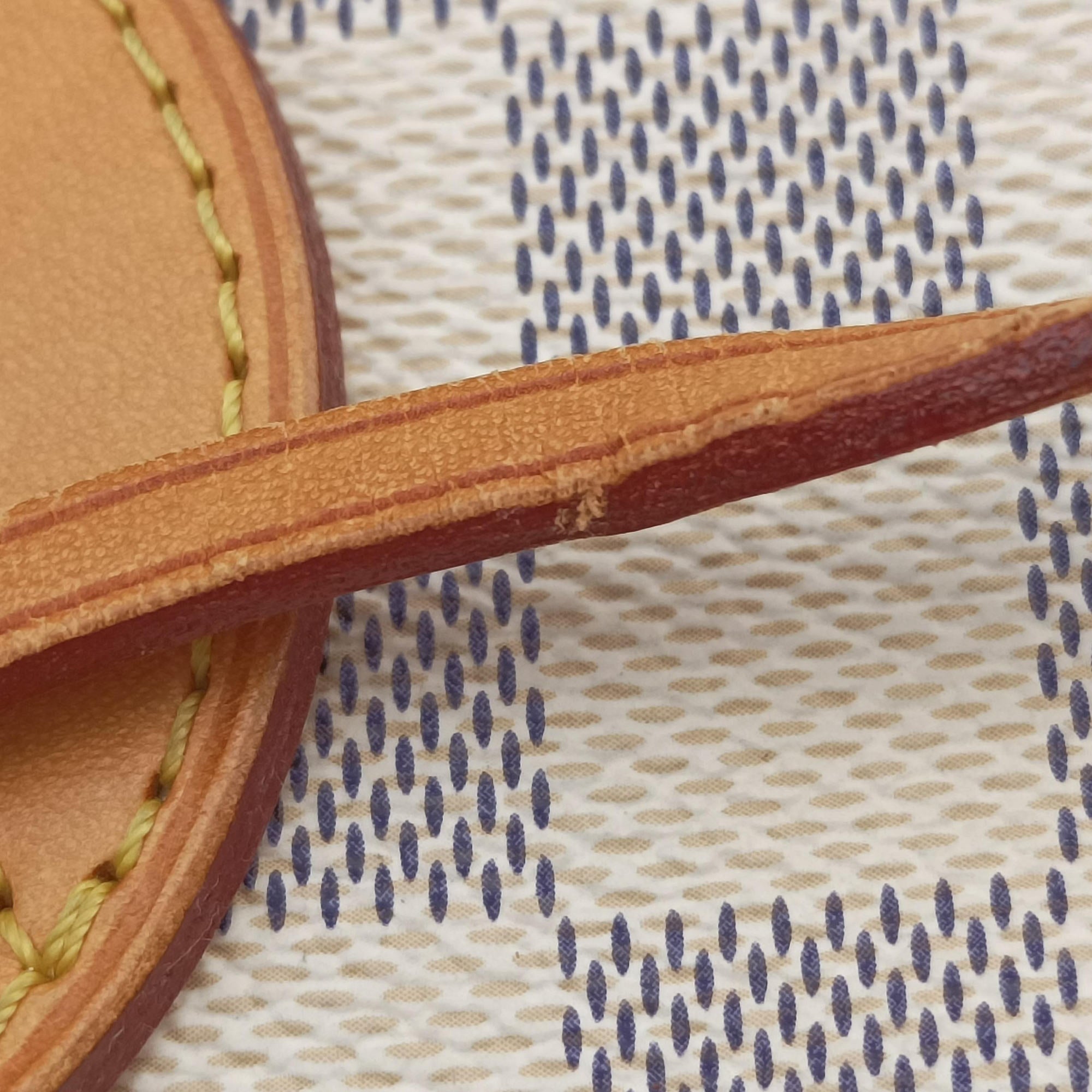 Pre-owned Louis Vuitton Neverfull MM Azur Damier Canvas N51107 shoulderbag | stylenewstar